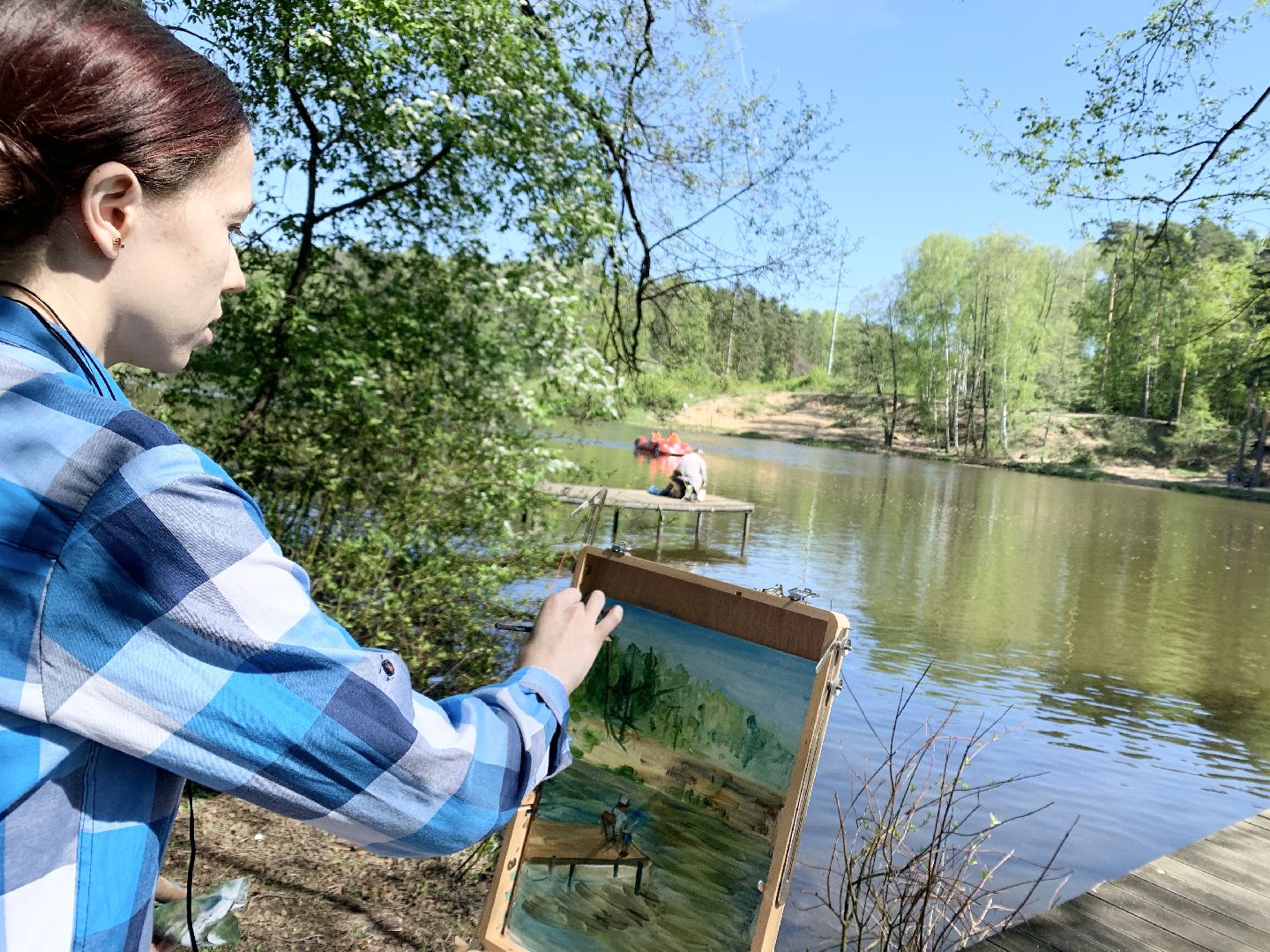 Балашиха, Подмосковье, 1 мая, первомай, пленэр, День международной солидарности художников, Художники-пленэристы,