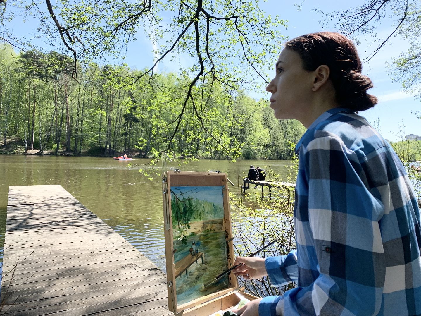 Балашиха, Подмосковье, 1 мая, первомай, пленэр, День международной солидарности художников, Художники-пленэристы,