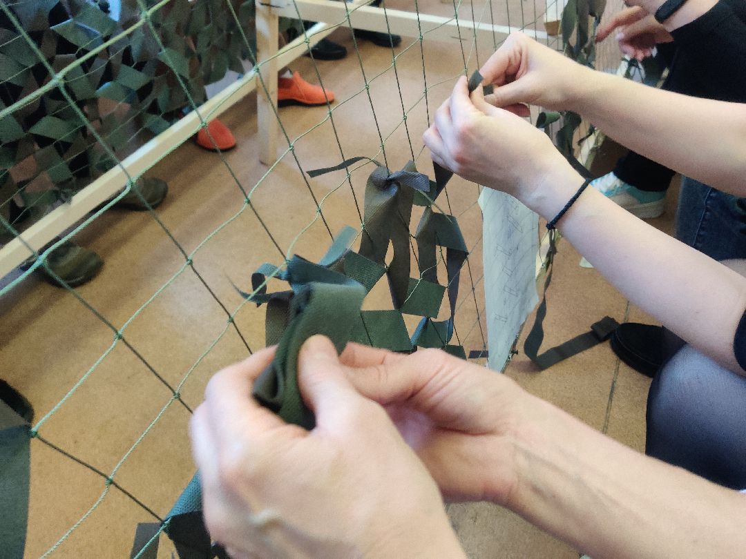 Красноармейск, Пушкинский, волонтеры, маскировочные сети, храм, спецоперация