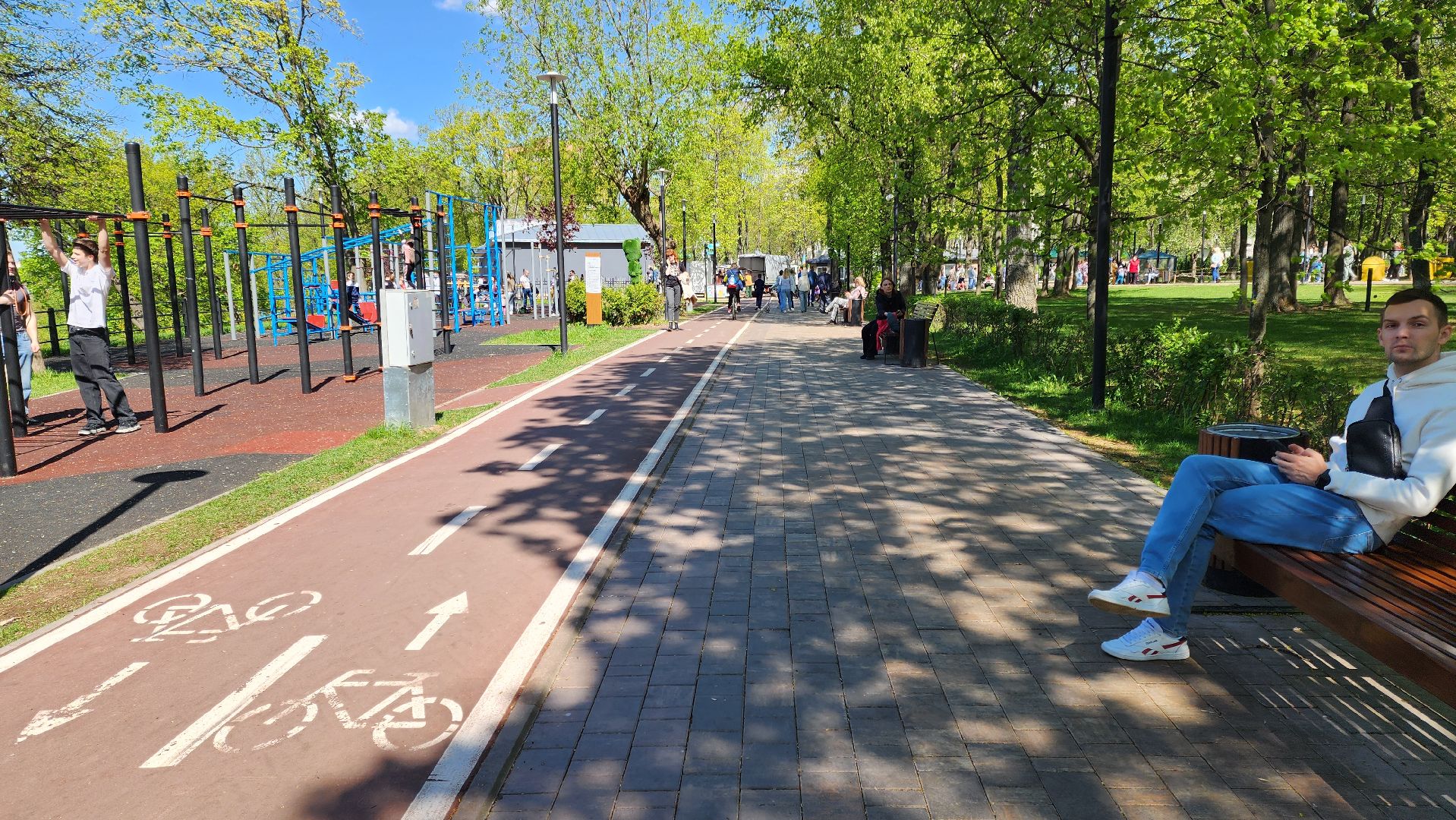 Подольск, Парк Талалихина, Летний сезон, парки подмосковья,