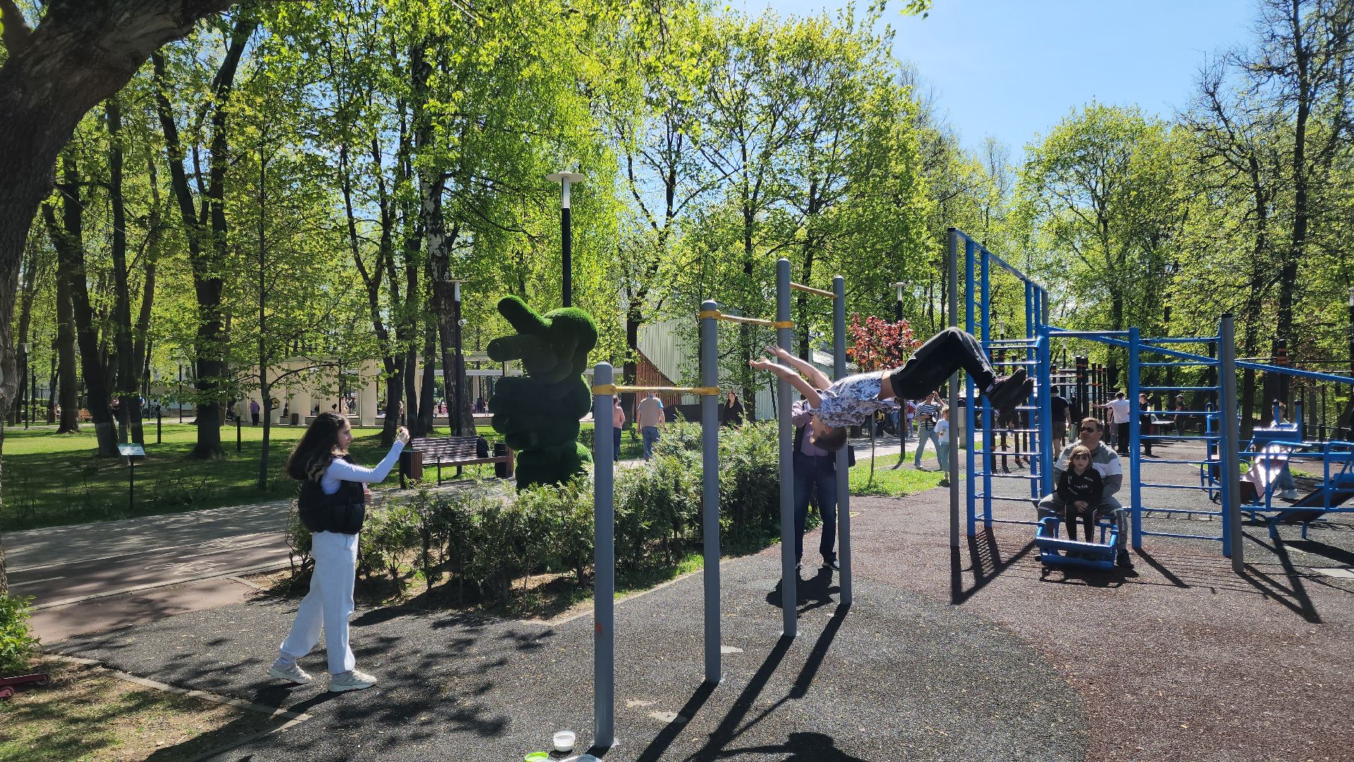 Подольск, Парк Талалихина, Летний сезон, парки подмосковья,