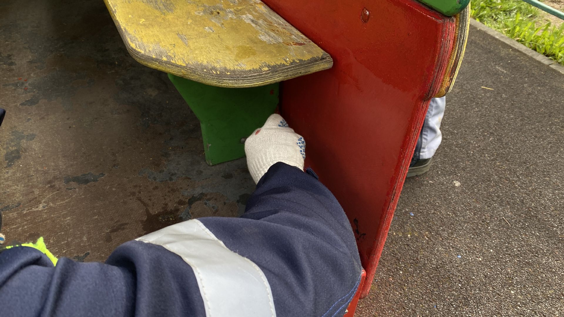 мбу благоустройство, ленинский городской округ, добрые дела, детские площадки, покраска детских площадок,