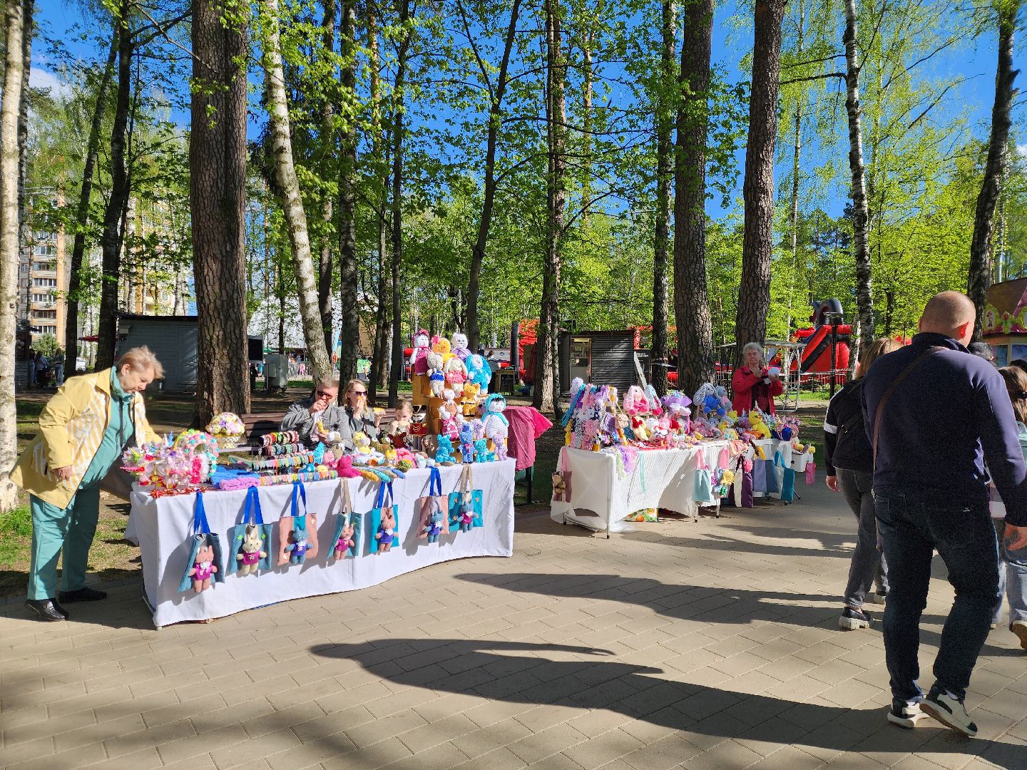 ногинск, парки подмосковья, 1 мая, летний сезон,