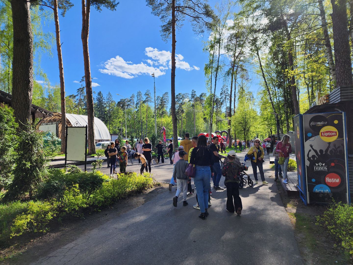 ногинск, парки подмосковья, 1 мая, летний сезон,