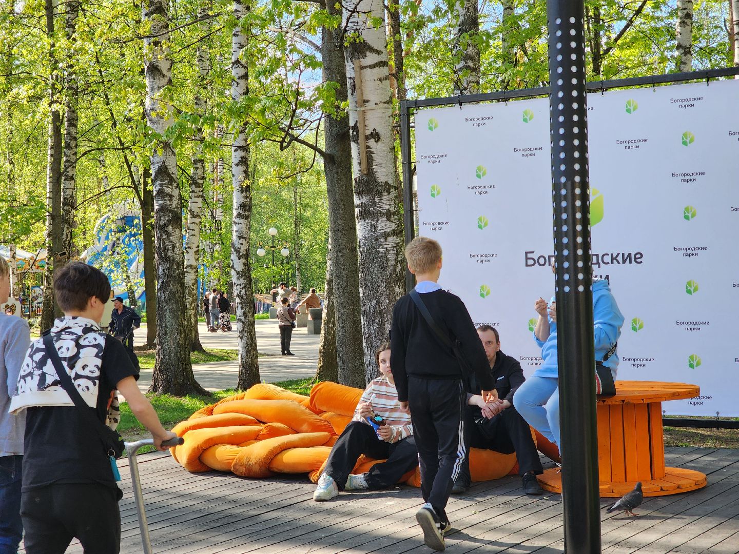 ногинск, парки подмосковья, 1 мая, летний сезон,