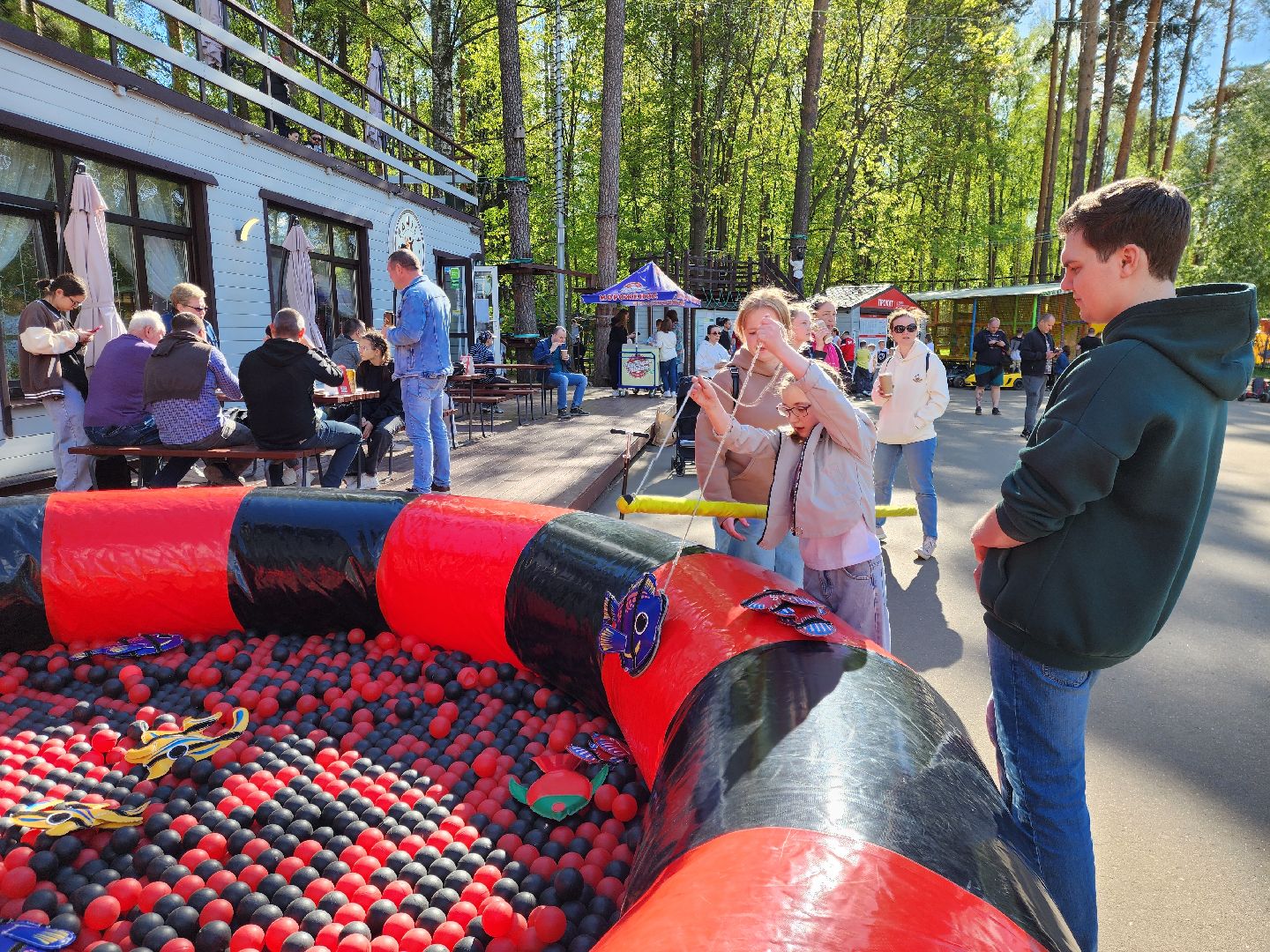ногинск, парки подмосковья, 1 мая, летний сезон,