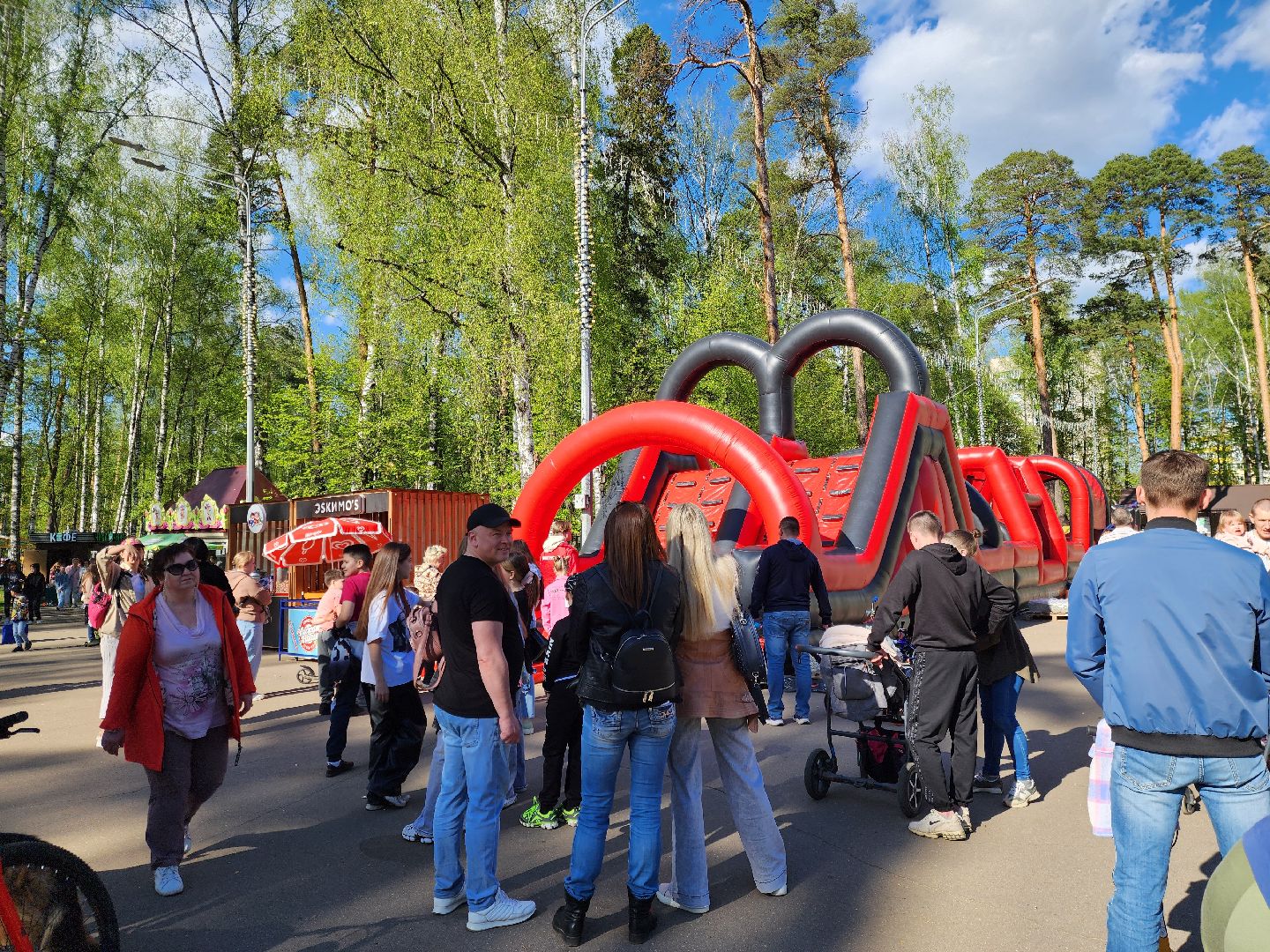 ногинск, парки подмосковья, 1 мая, летний сезон,