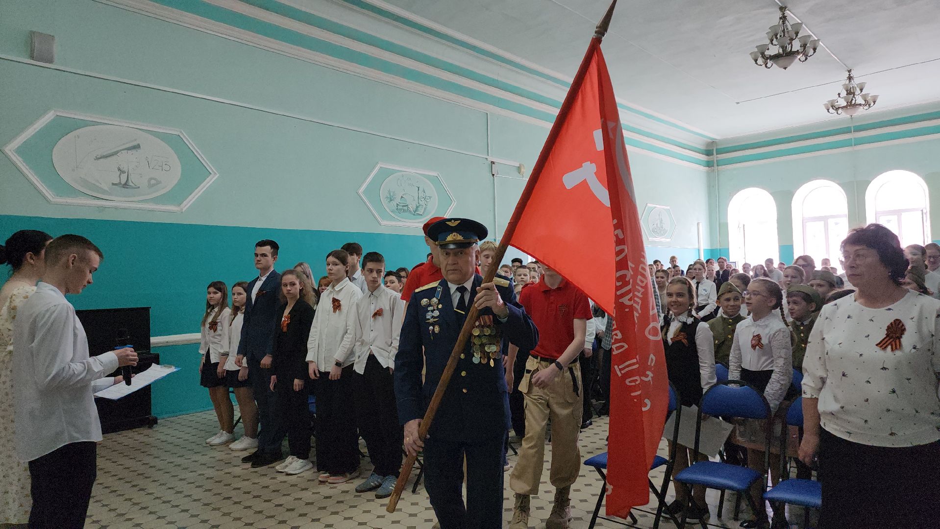 Егорьевск, знамя победы, Подмосковье, московская область, гимназия 10,