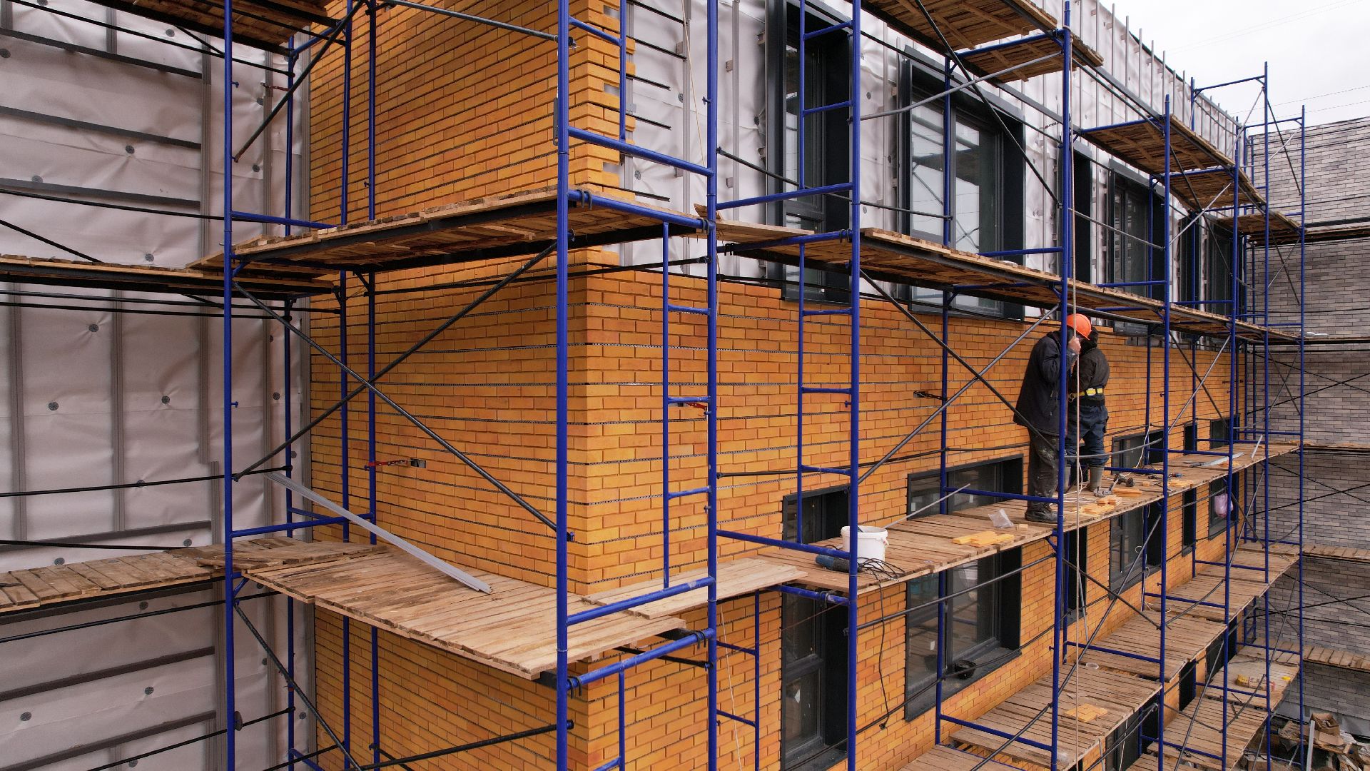 видео с коптера, строительство, детский сад, балашиха,