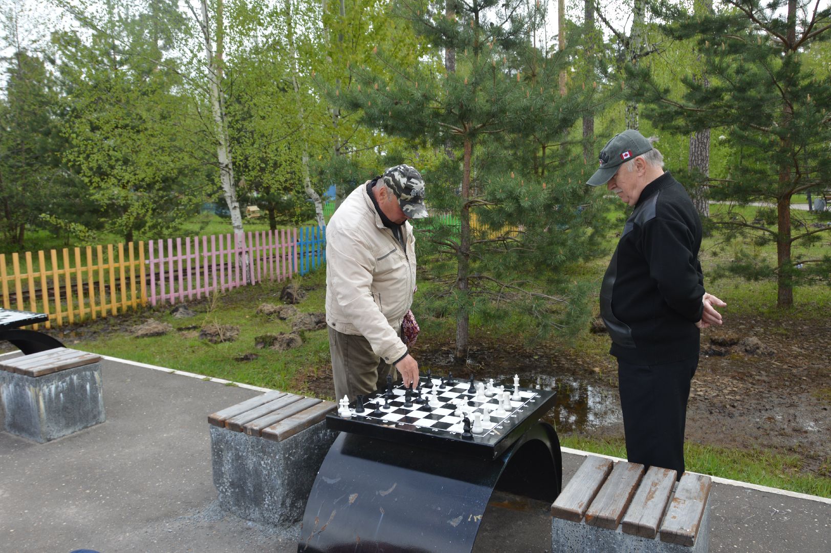шатура, активное долголетие, шахматы, шашки, настольные игры на свежем воздухе, парк шатуры, настольный теннис,