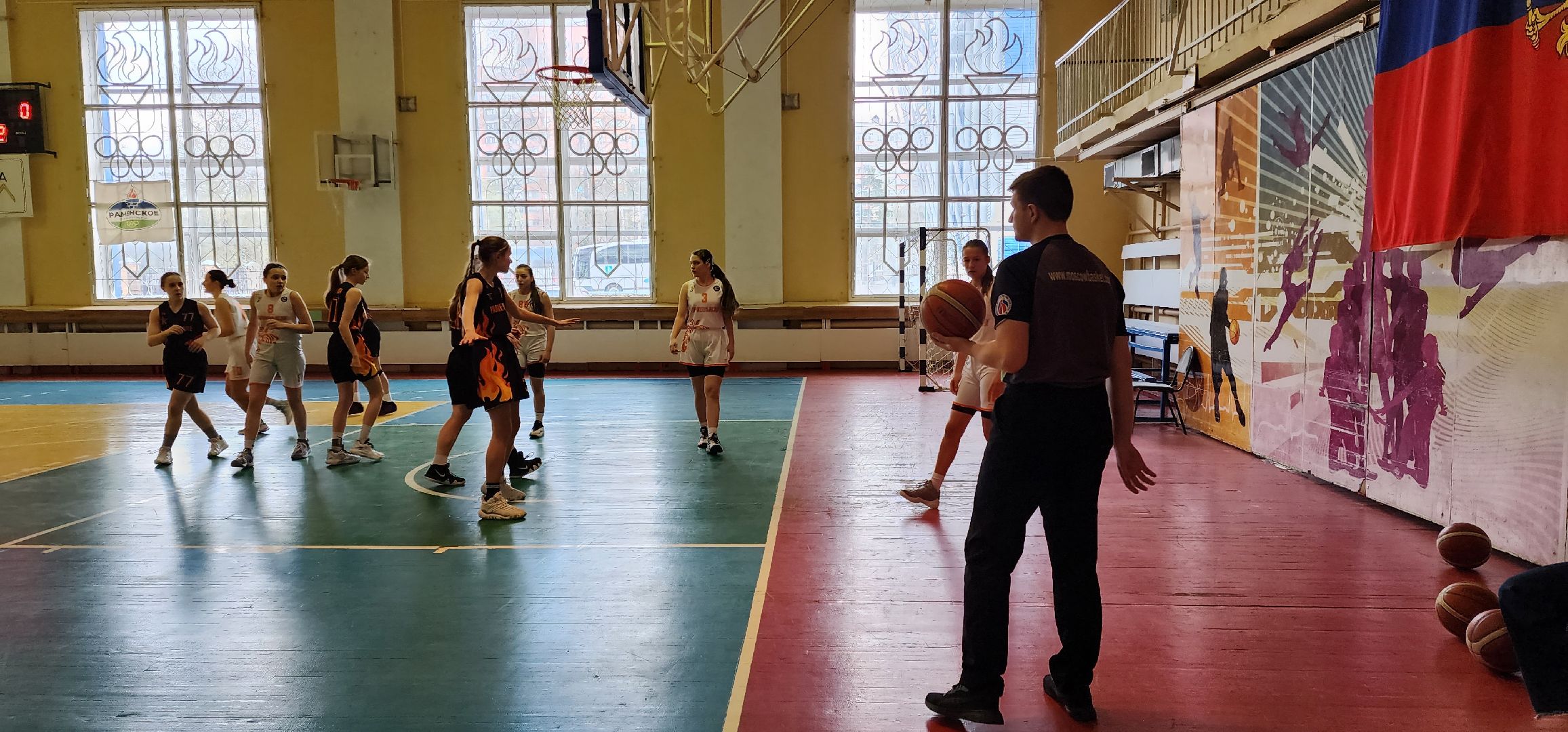 раменское, спорт, соревнование по баскетболу среди девушек, первенство московской области,