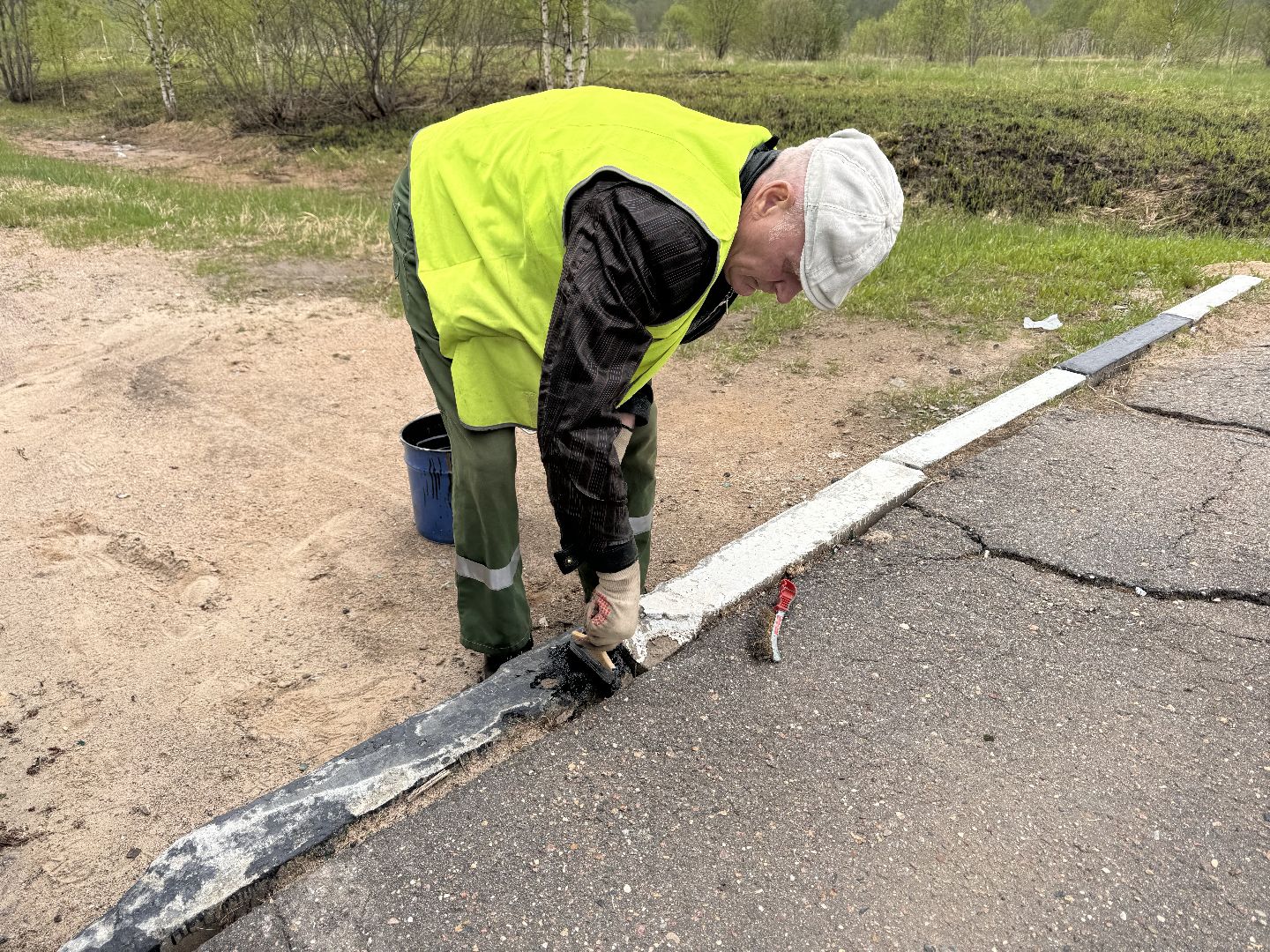 шаховская, остановки, покраска,
