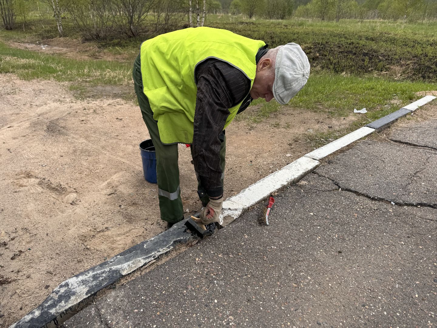 шаховская, остановки, покраска,