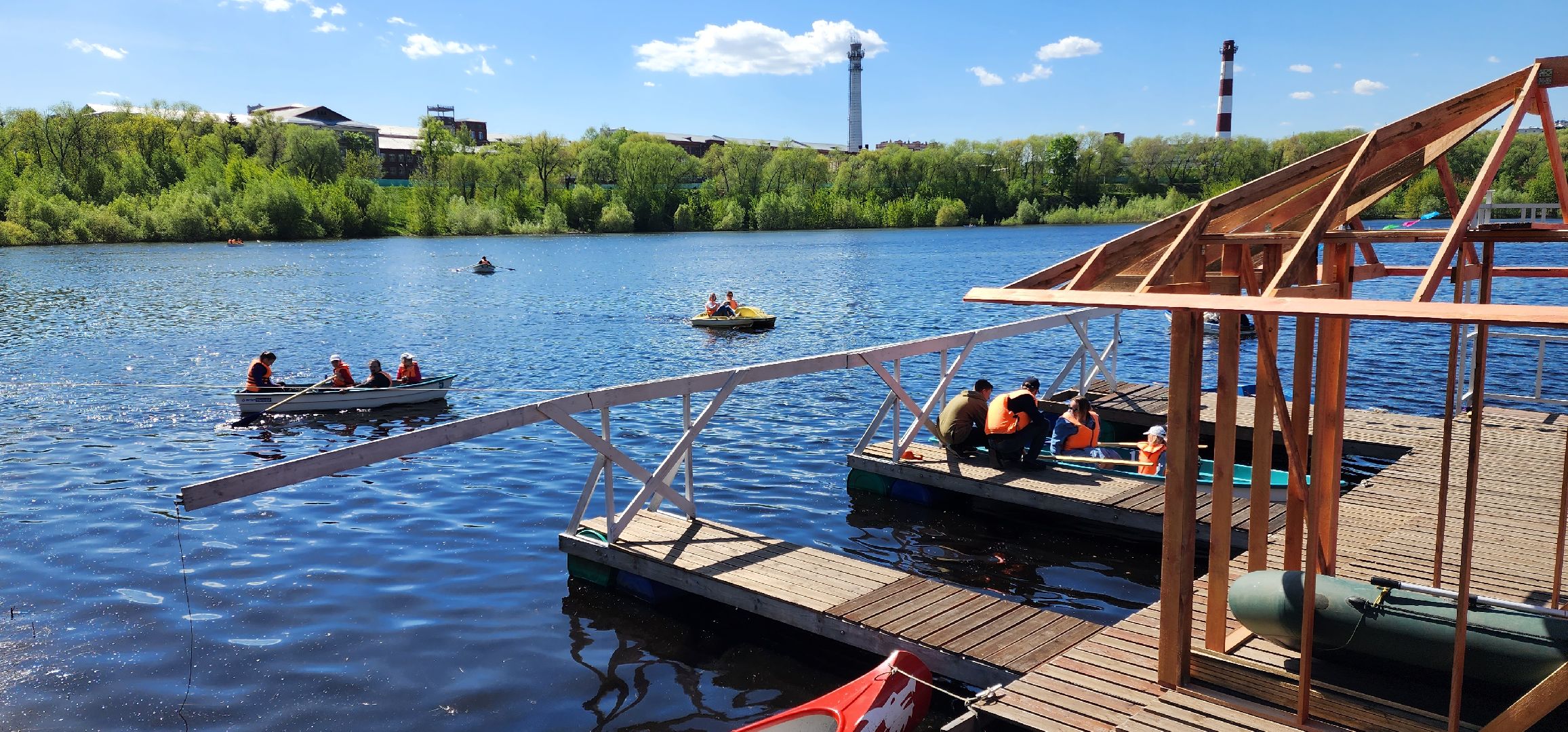раменское, экономика, лодочная станция на озере борисоглебское,