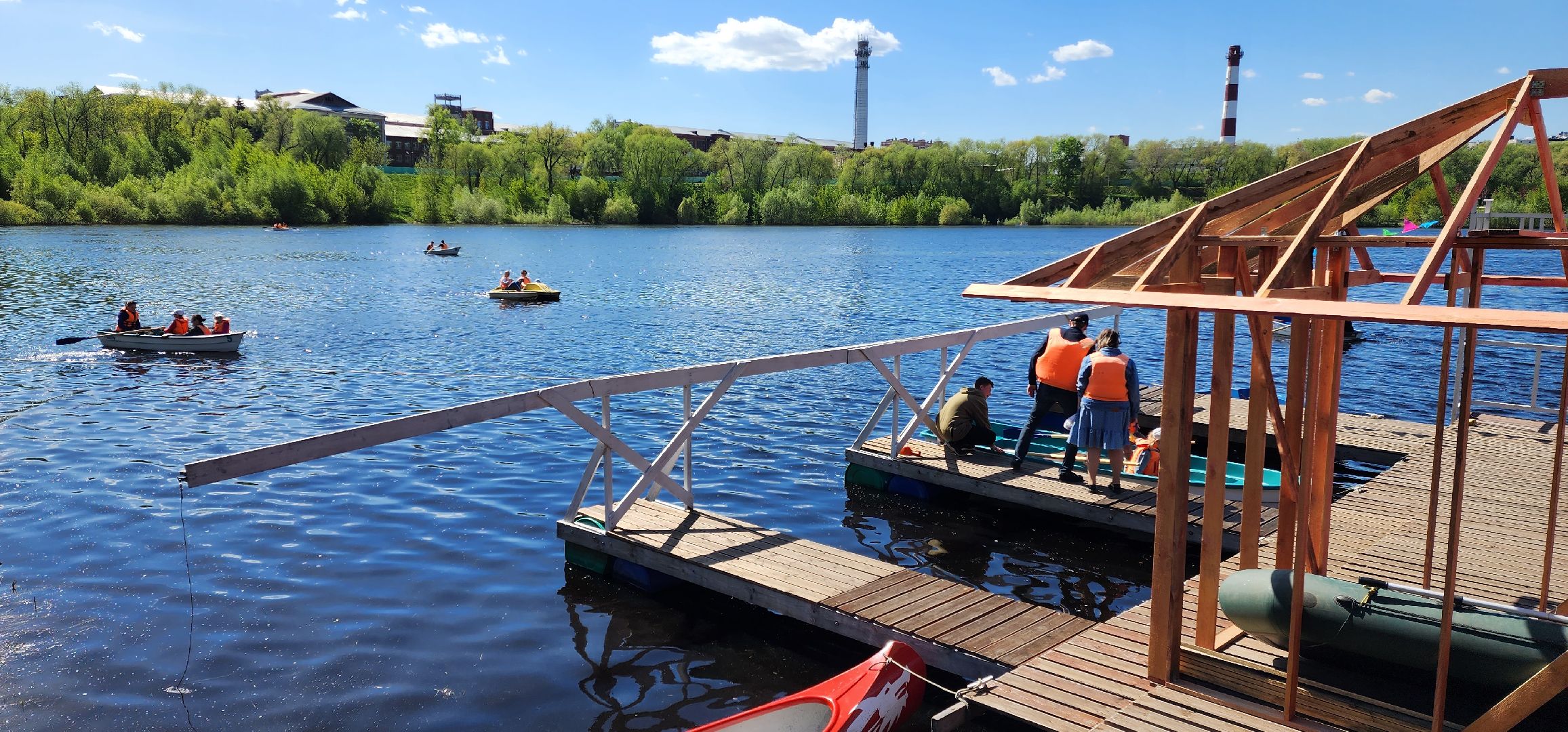 раменское, экономика, лодочная станция на озере борисоглебское,