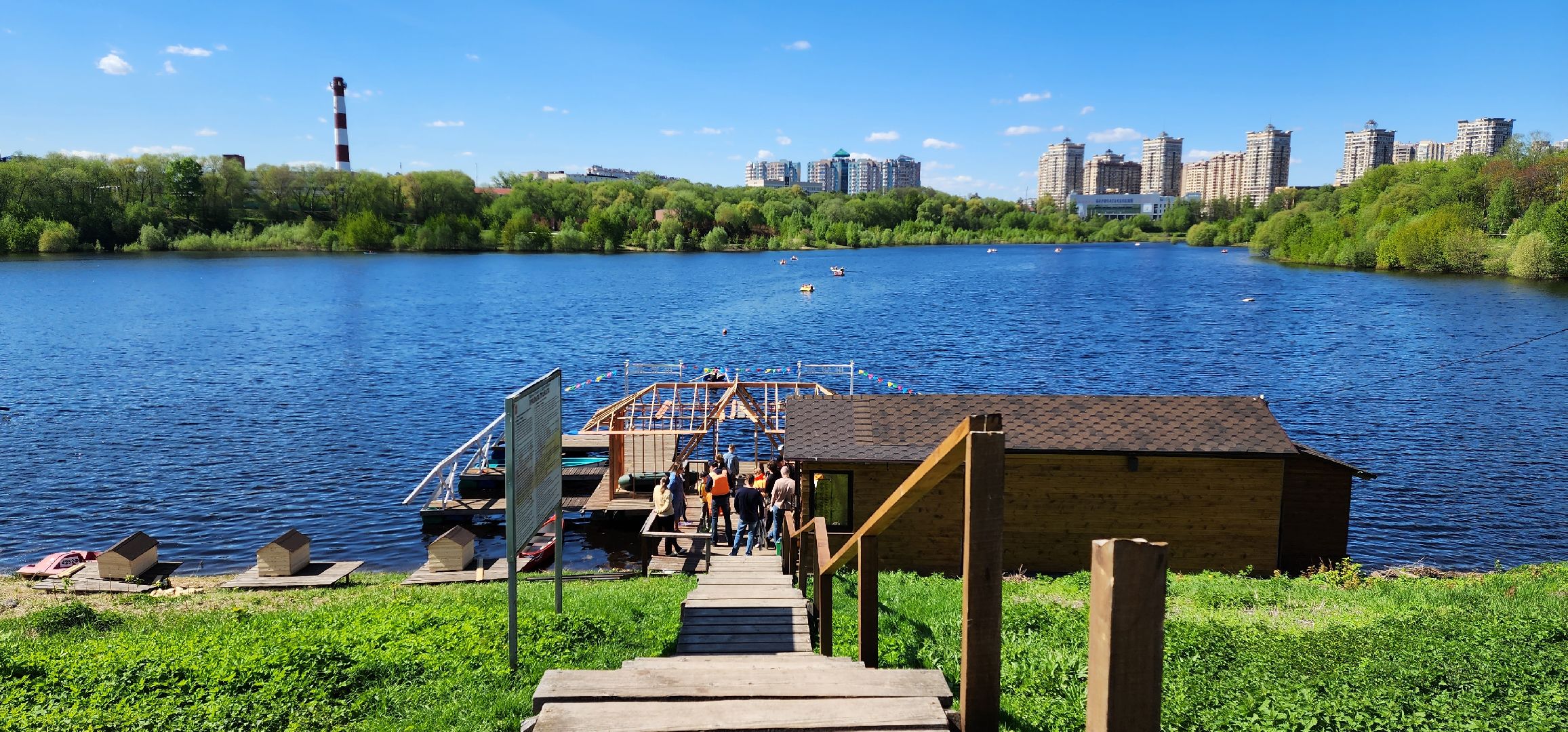 раменское, экономика, лодочная станция на озере борисоглебское,