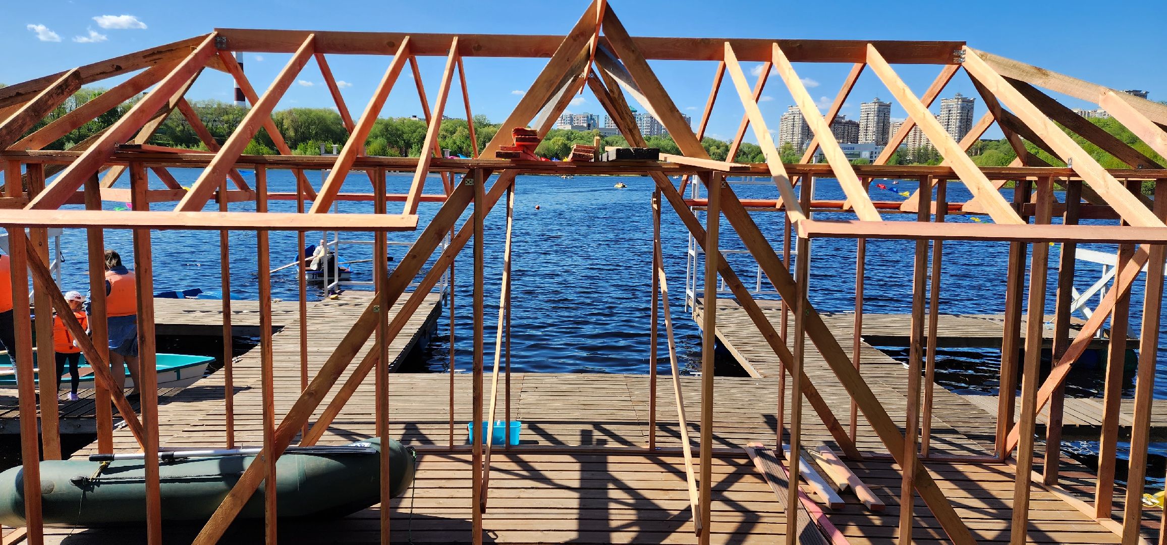 раменское, экономика, лодочная станция на озере борисоглебское,