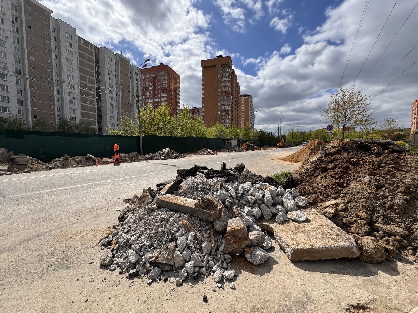 Одинцово, Ремонт дороги, дороги подмосковья,