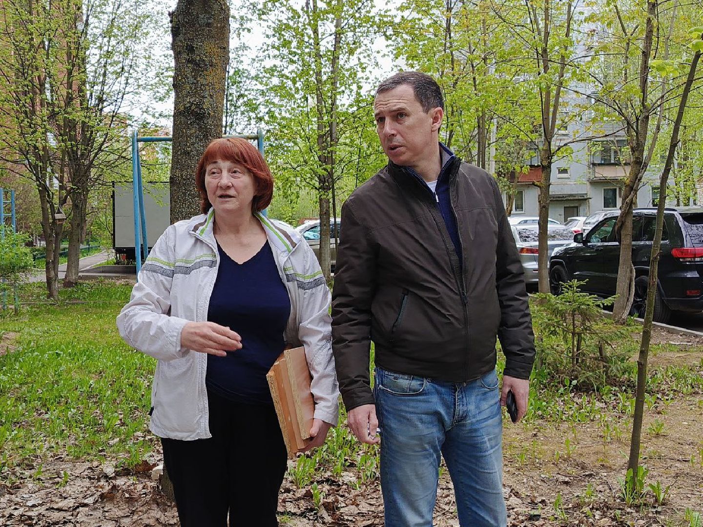 Солнечногорск, Благоустройство, Обход территории, Двор, жители,