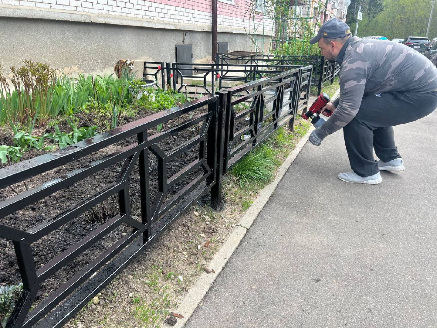 покраска, управляющая компания, благоустойство,