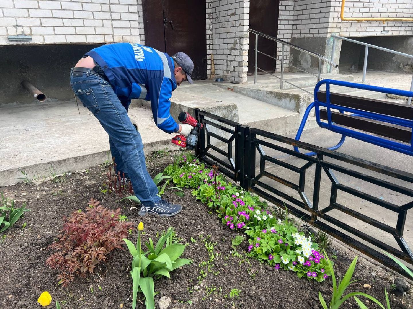 покраска, управляющая компания, благоустойство,