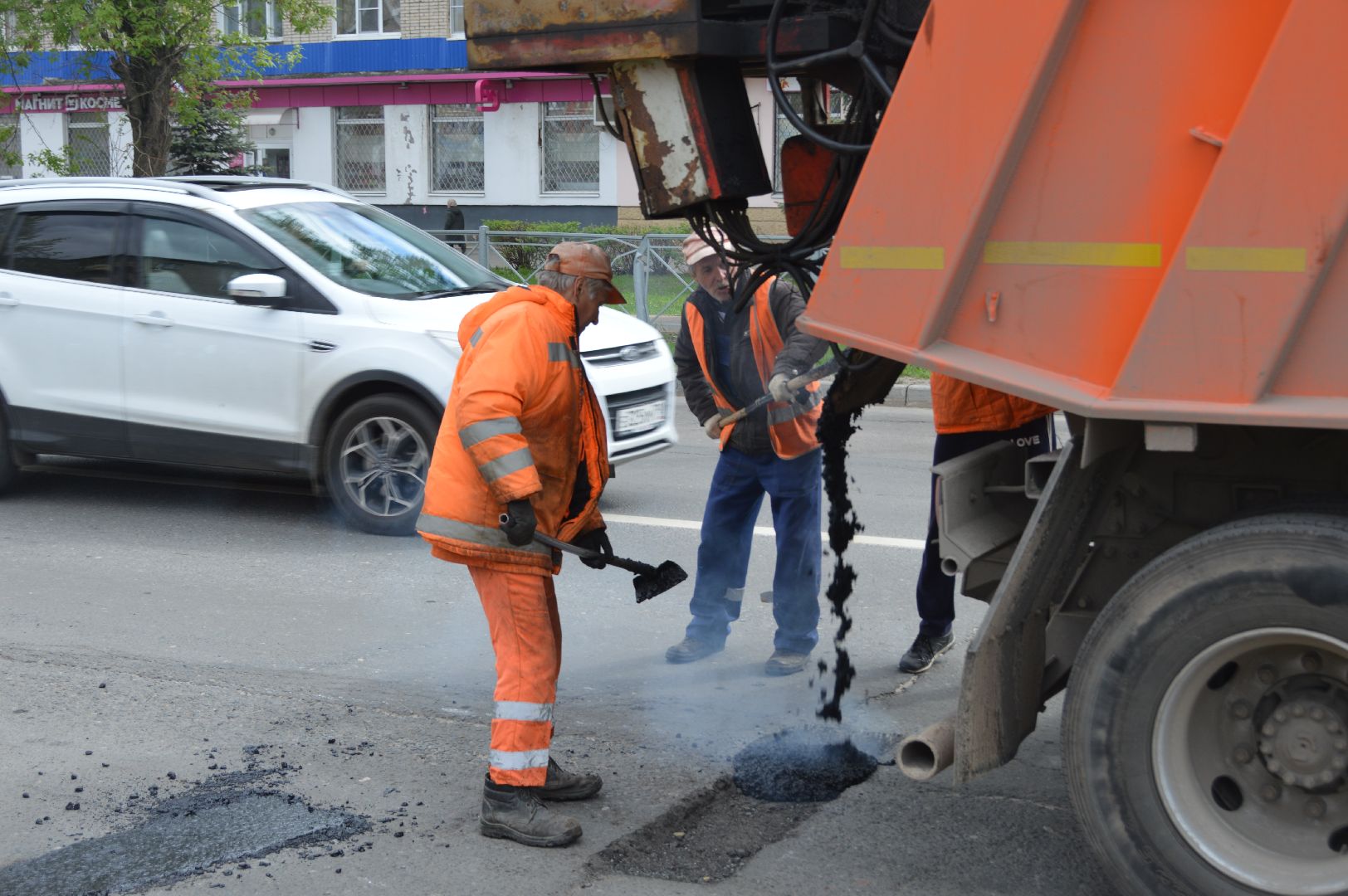 шатура, ямочный ремонт, жкх, автодор, мосавтодор, ремонт дорог,