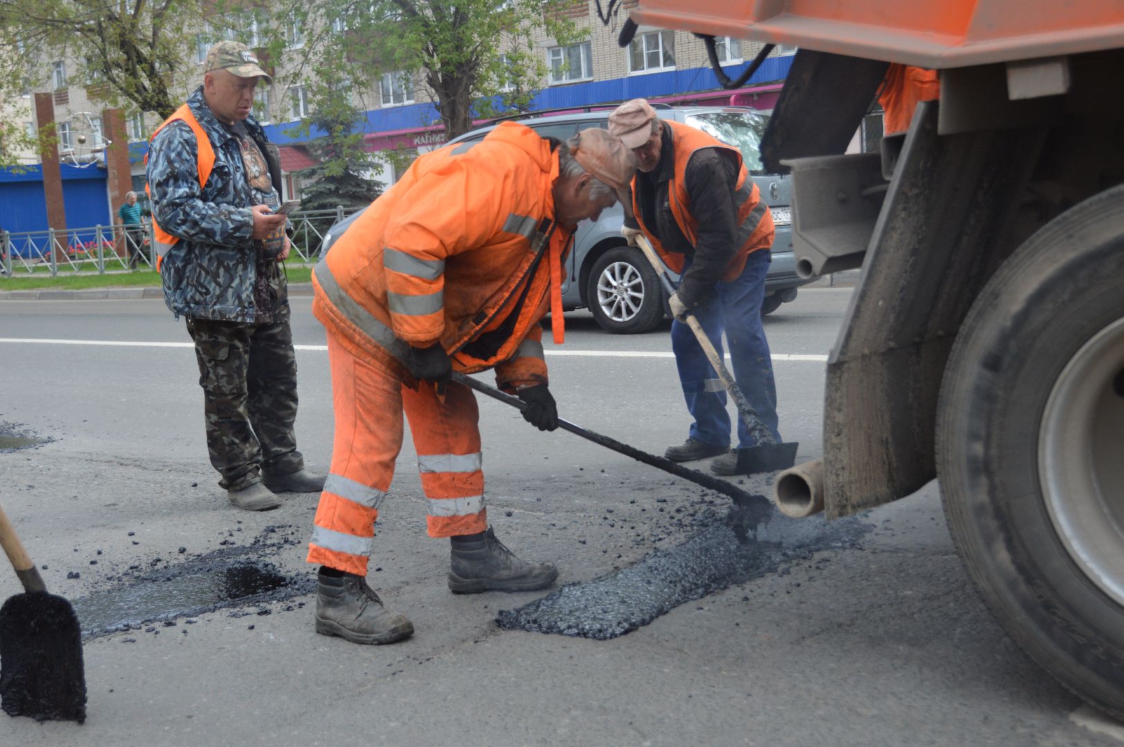 шатура, ямочный ремонт, жкх, автодор, мосавтодор, ремонт дорог,