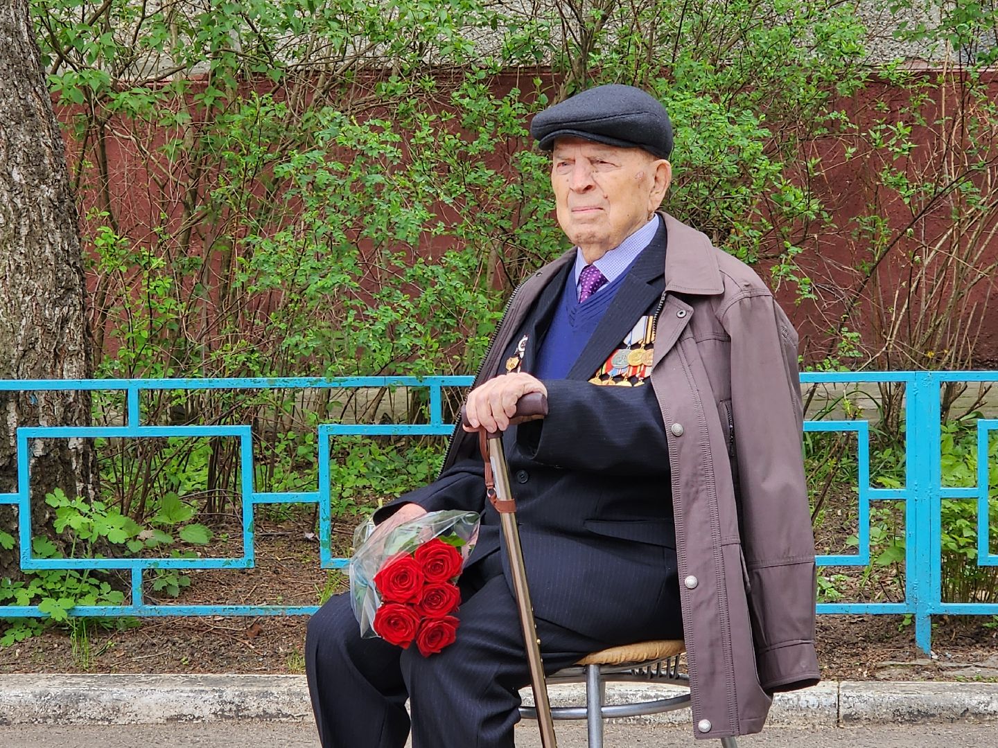 Старая Купавна, Ветеран, Великая Отечественная война, поздравление ветерана, жители,