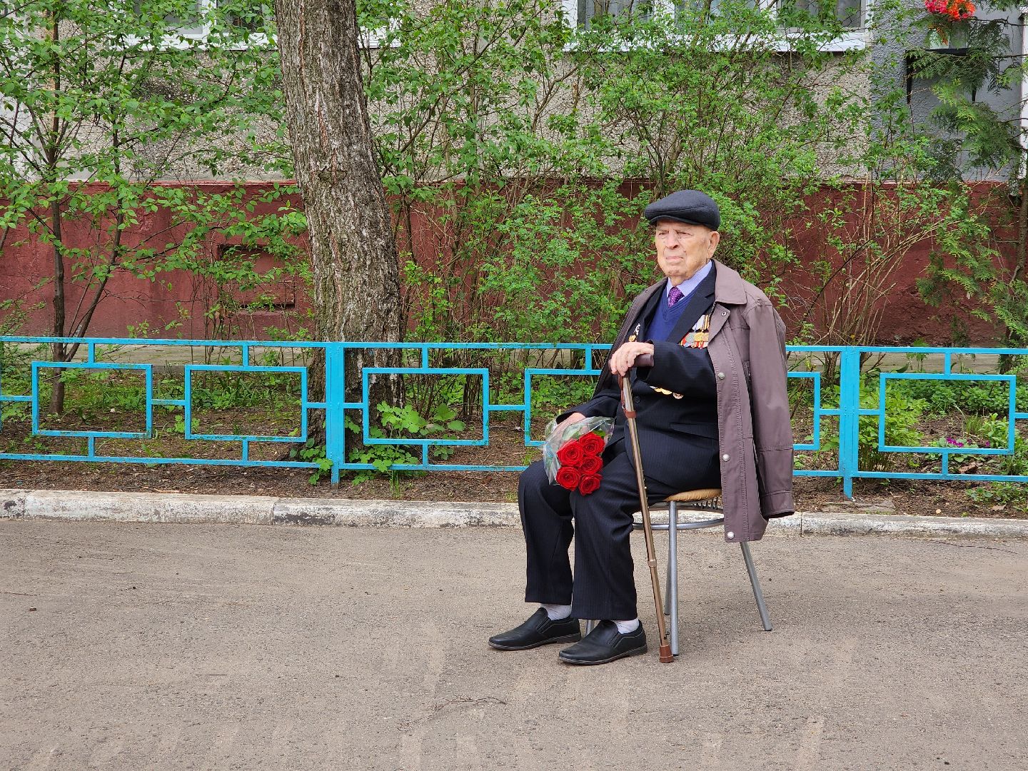 Старая Купавна, Ветеран, Великая Отечественная война, поздравление ветерана, жители,