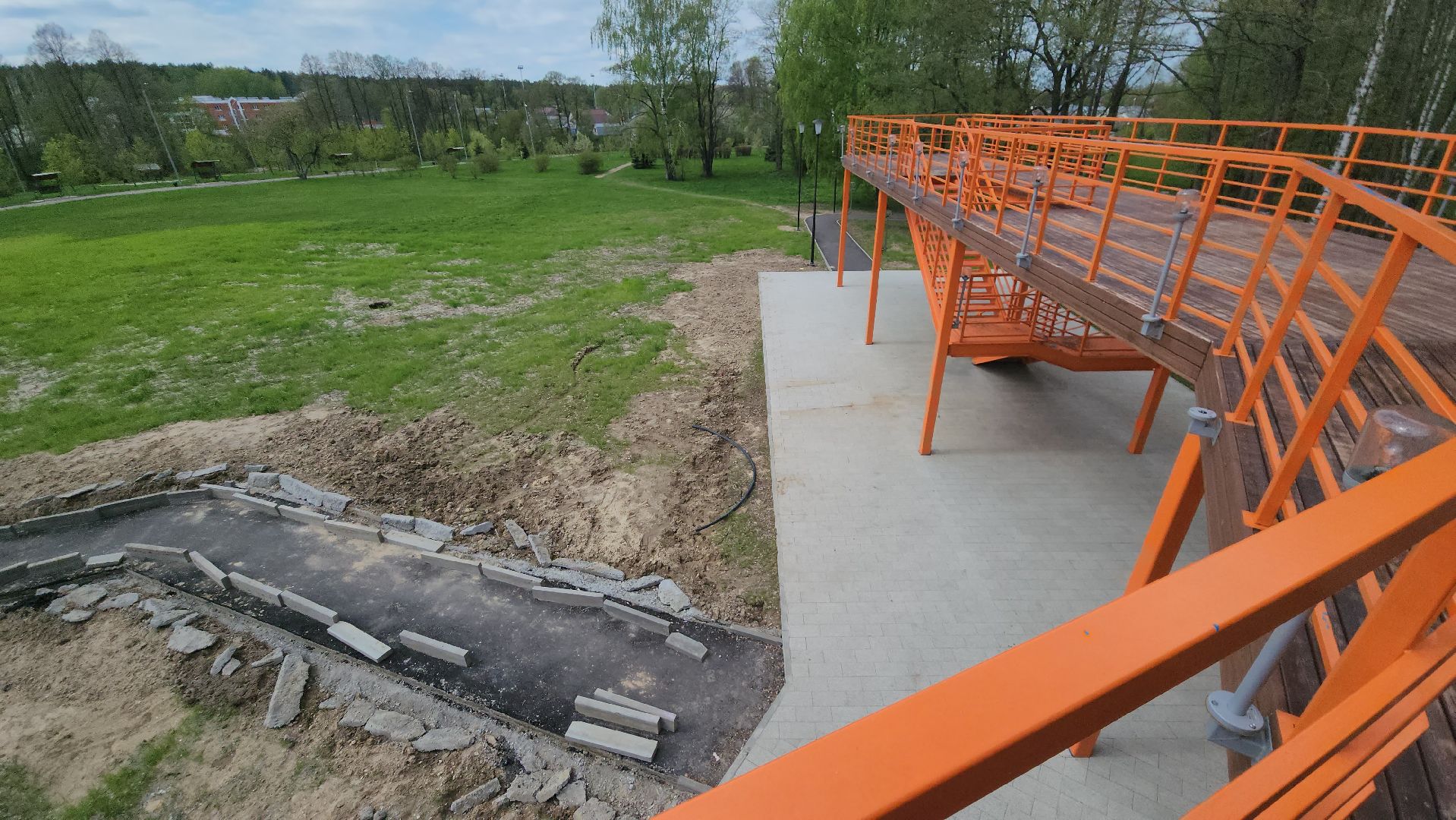 Егорьевск, парк, 200 лет егорьевску, благоустровйство, фонтан, резиновое покрытие, качели, каток,