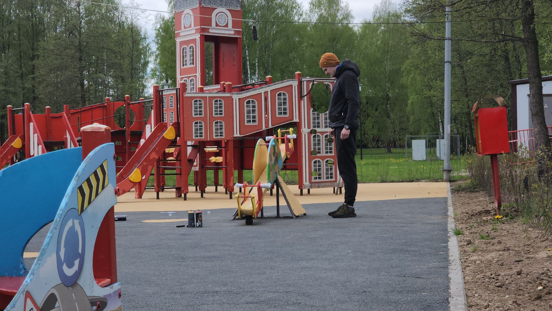 Егорьевск, парк, 200 лет егорьевску, благоустровйство, фонтан, резиновое покрытие, качели, каток,