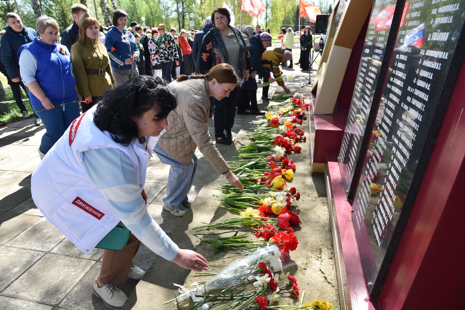 лотошино, ушаково, ушаковская сош, митинг, день победы, 9 мая,