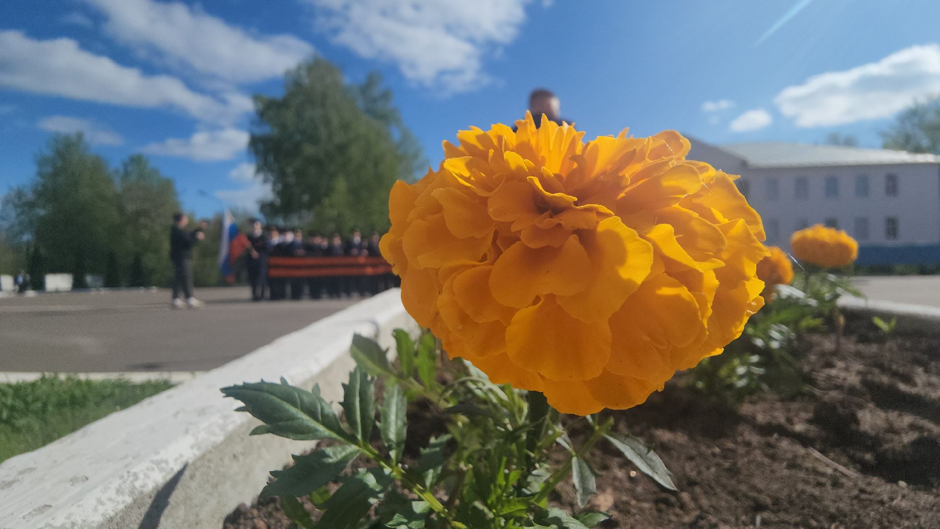 егорьевск, день победы, звезда героя, флешмоб, курсанты, егорьевский авиационный технический колледж,