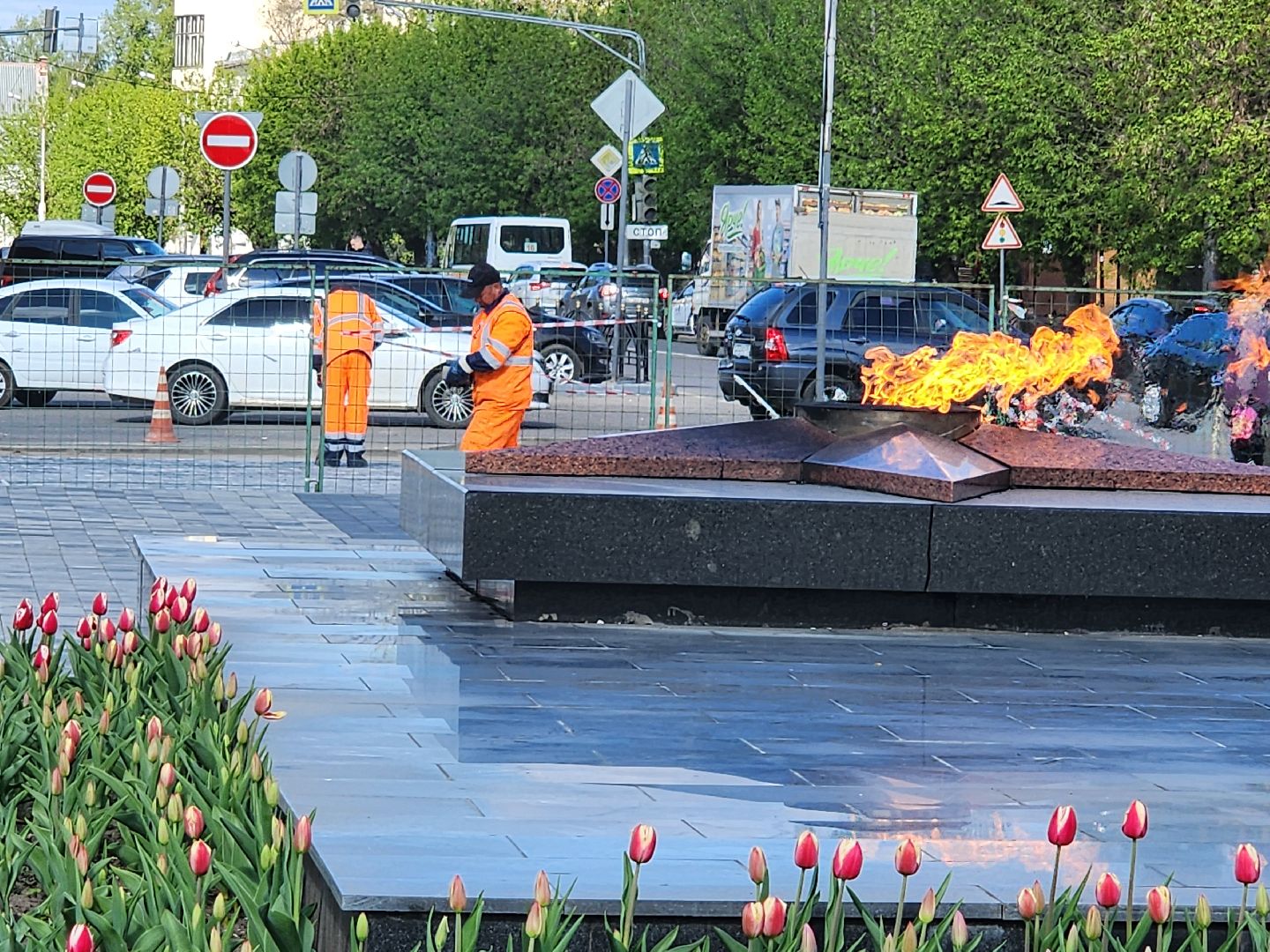 ремонт памятника вов, орехово-зуево,