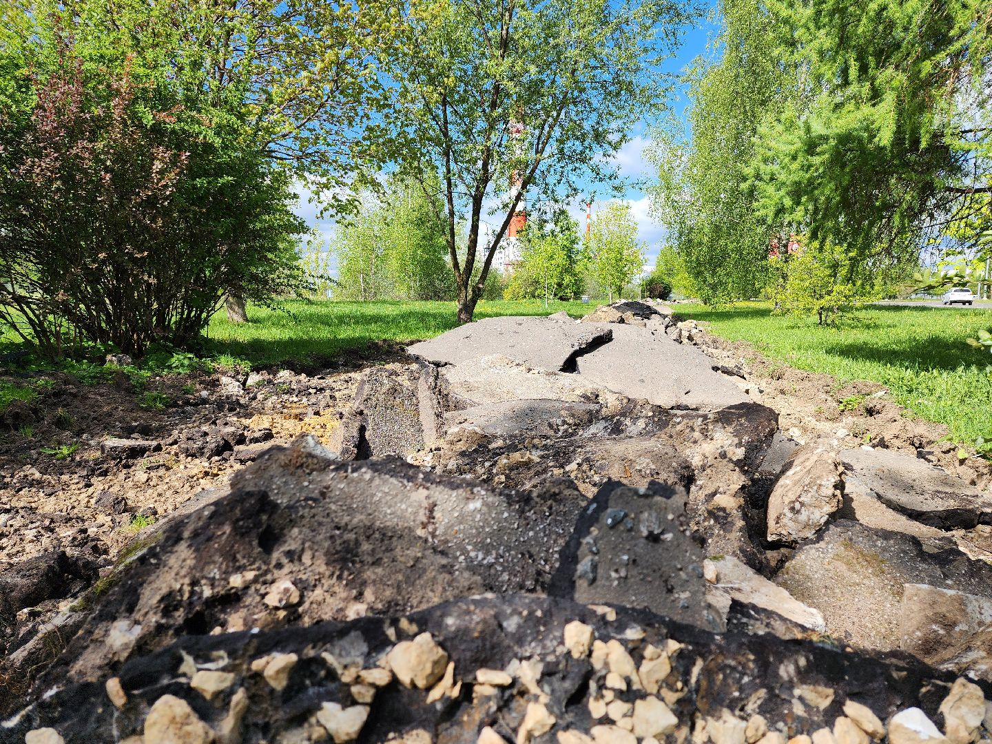 серпухов, подмосковье, замена тротуара,