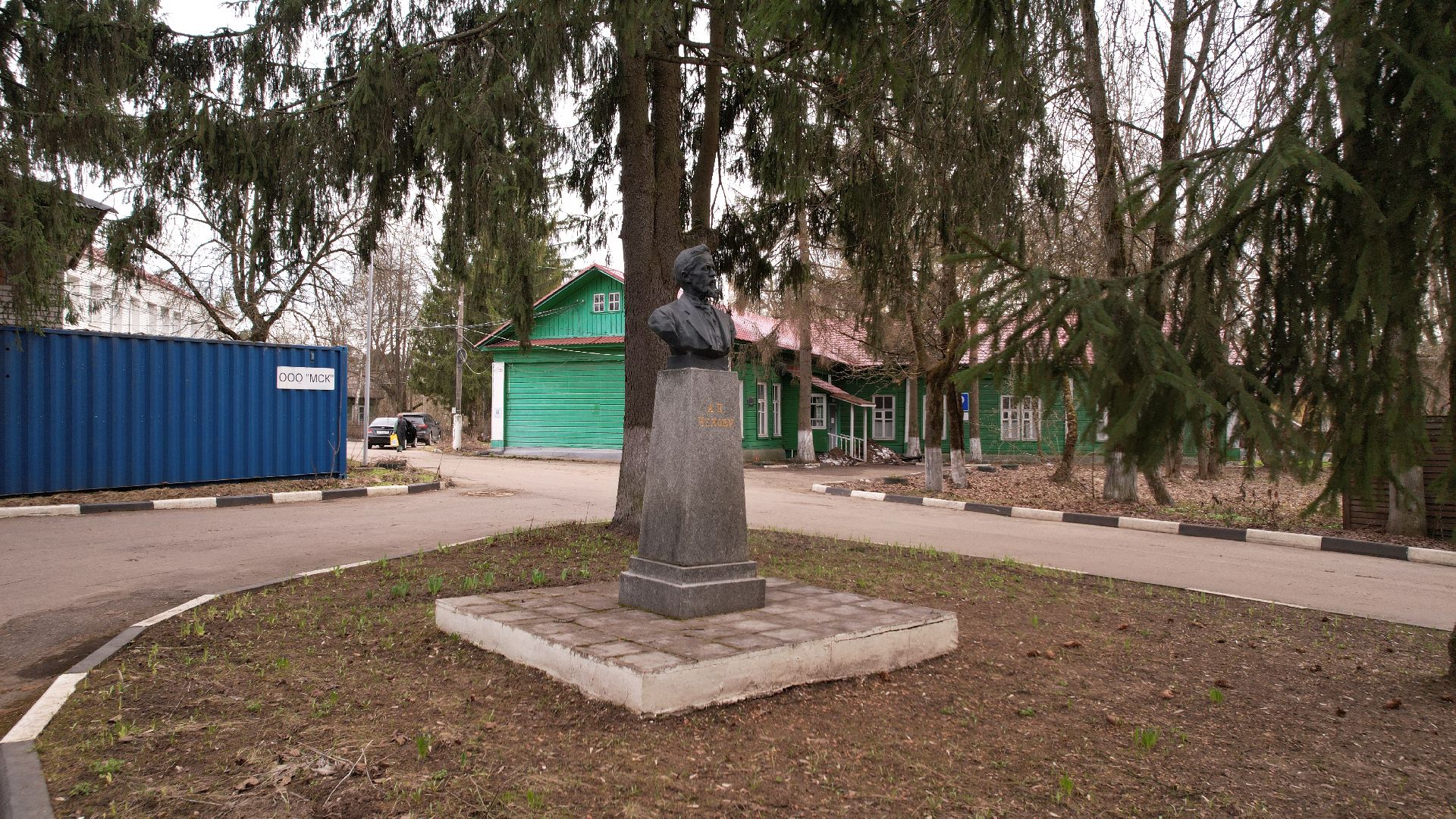 видео с коптера, звенигород, больница,