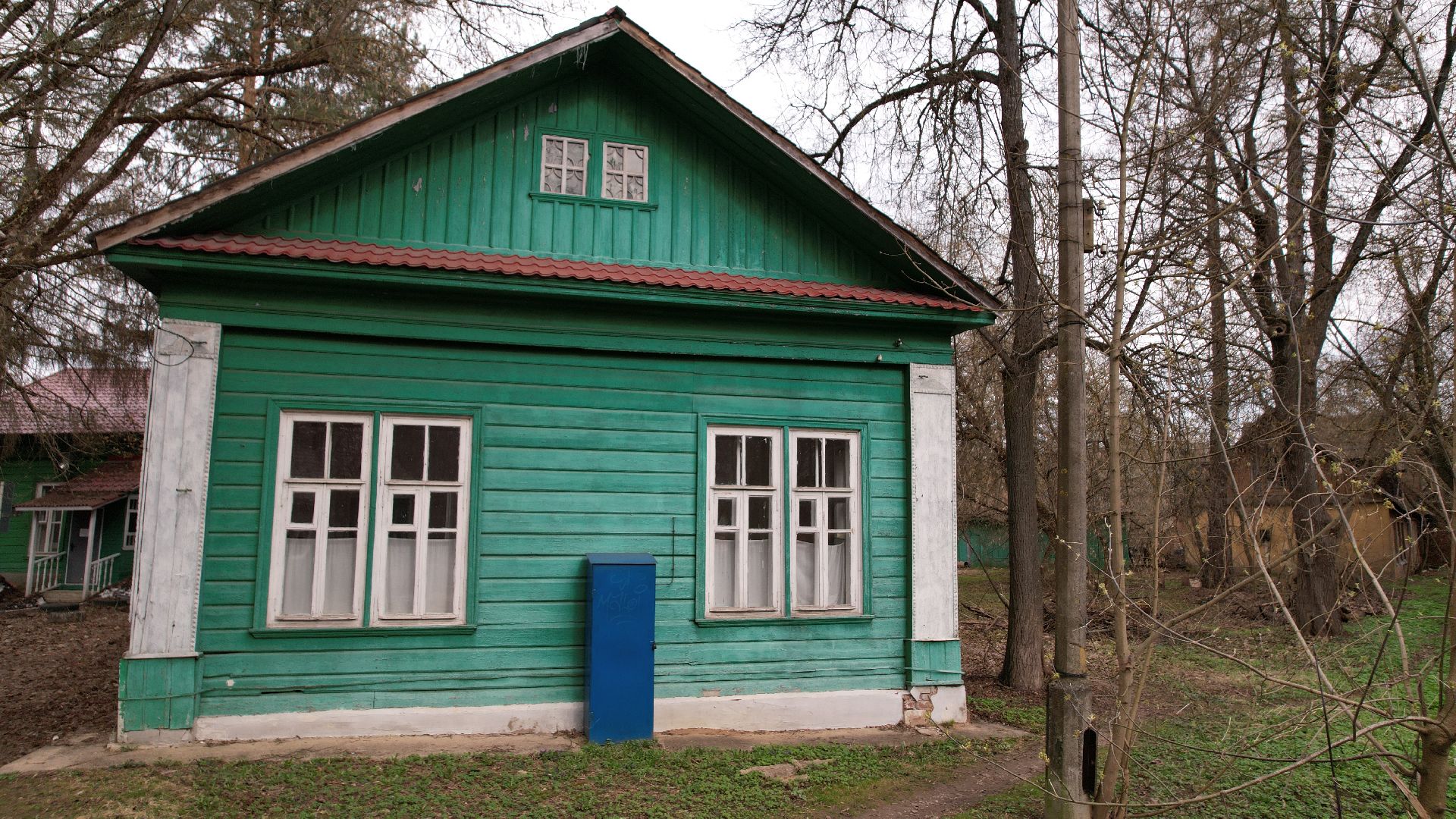 видео с коптера, звенигород, больница,