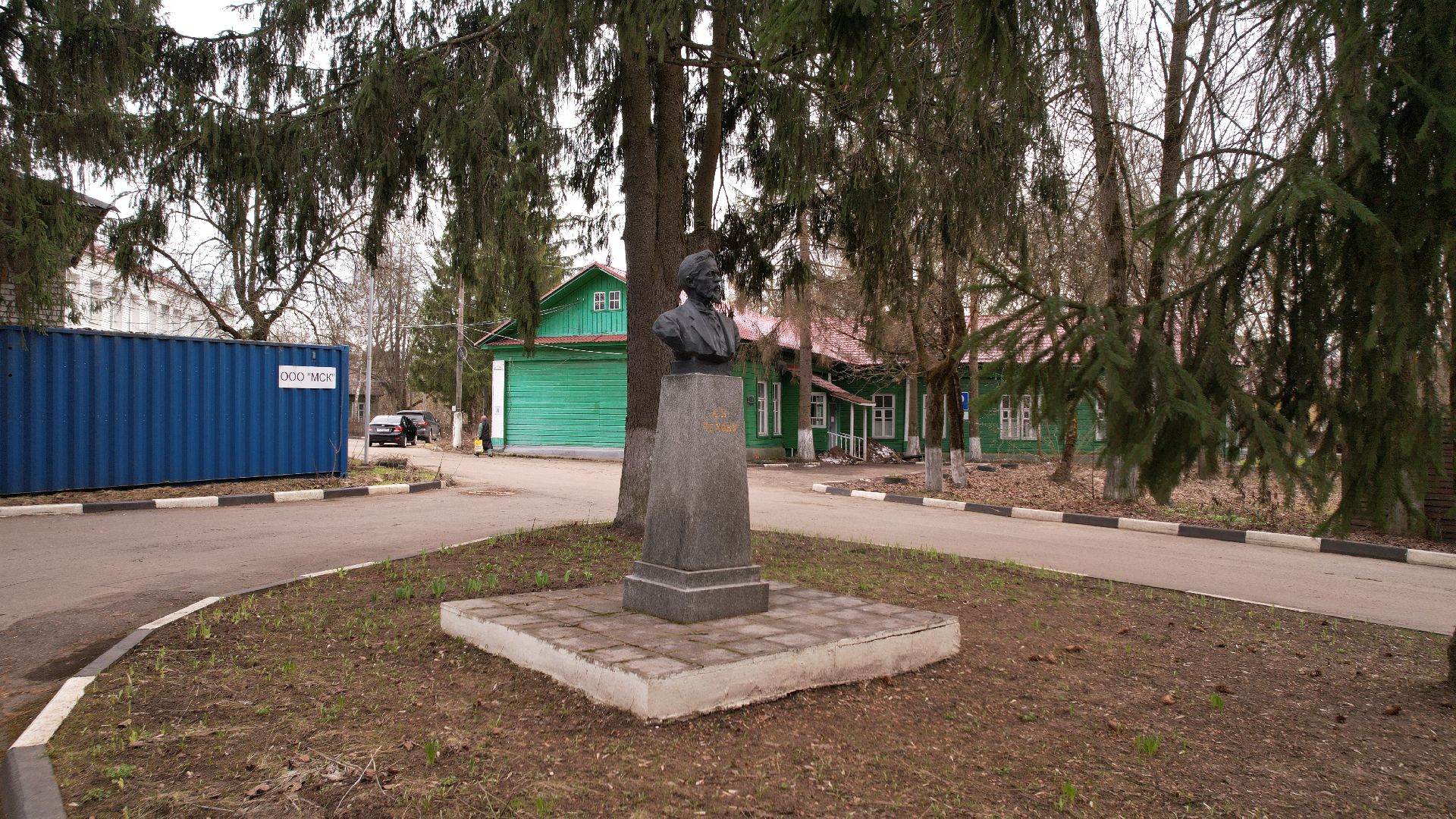 видео с коптера, звенигород, больница,