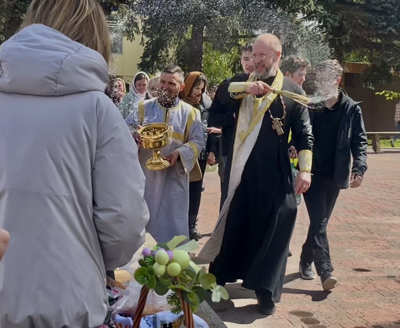 наро-фоминск, никольский собор, храм в Наро-Фоминске, Великая суббота, Пасха, Освящение куличей,