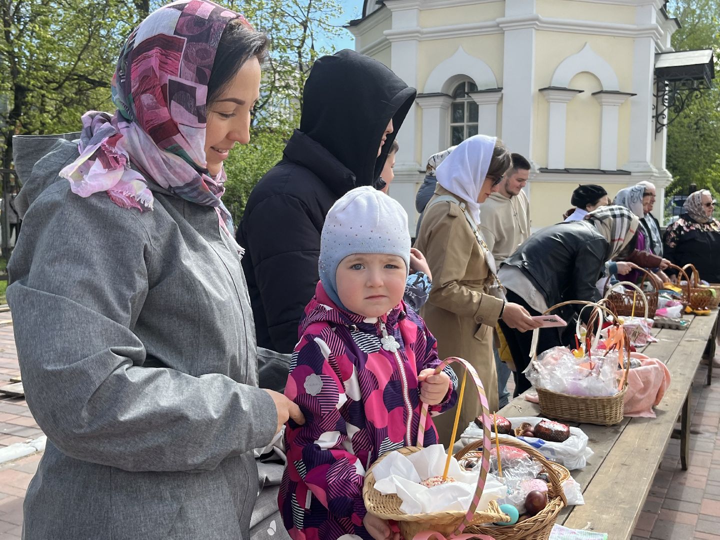 наро-фоминск, никольский собор, храм в Наро-Фоминске, Великая суббота, Пасха, Освящение куличей,