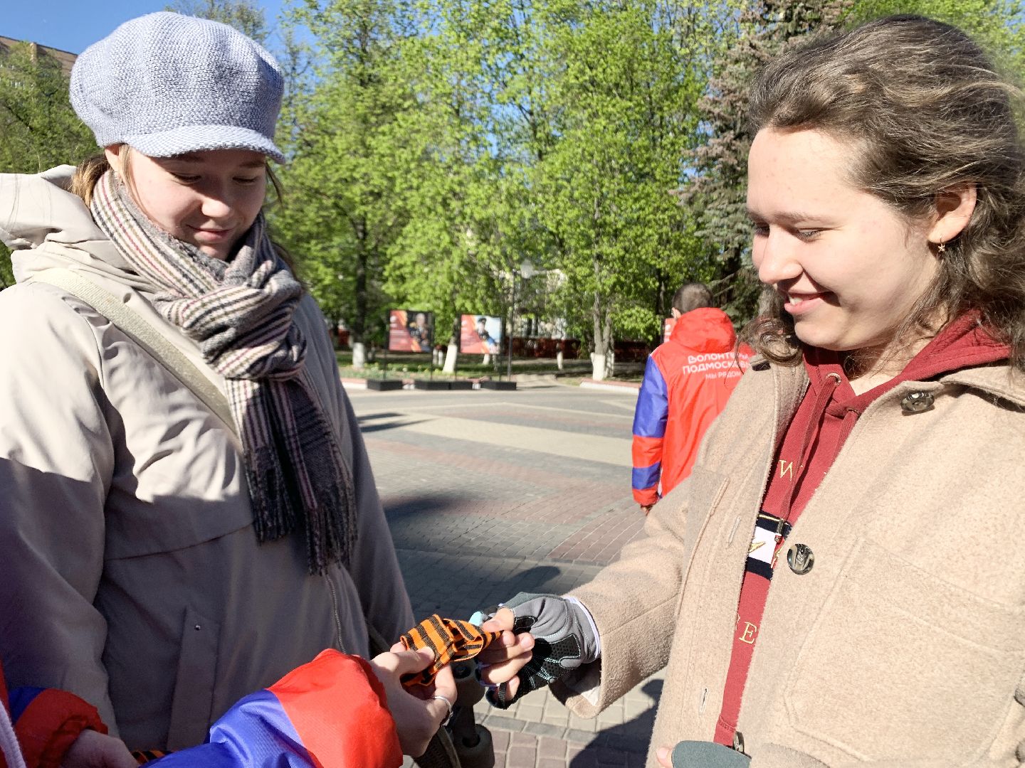 Балашиха, Подмосковье, Символ славы, акция, Всероссийская акция Георгиевская ленточка. Помним. Любим. Скорбим