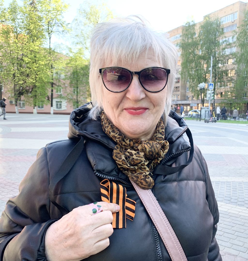 Балашиха, Подмосковье, Символ славы, акция, Всероссийская акция Георгиевская ленточка. Помним. Любим. Скорбим