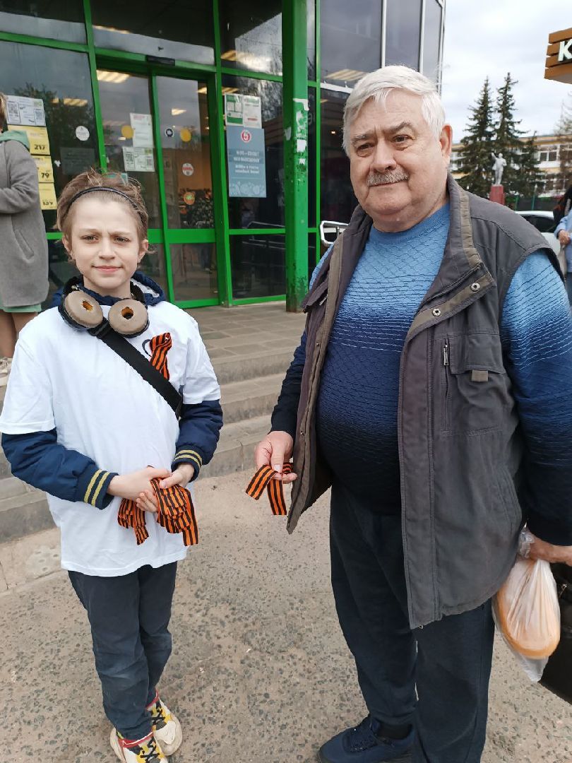 пушкинский округ, акция, георгиевская ленточка, волонтеры,