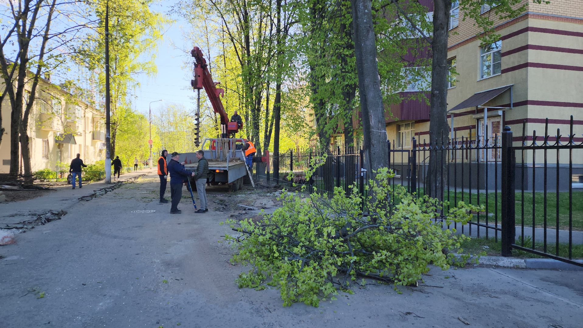 пушкино, проезд, освещение, опиловка,благоустройство,