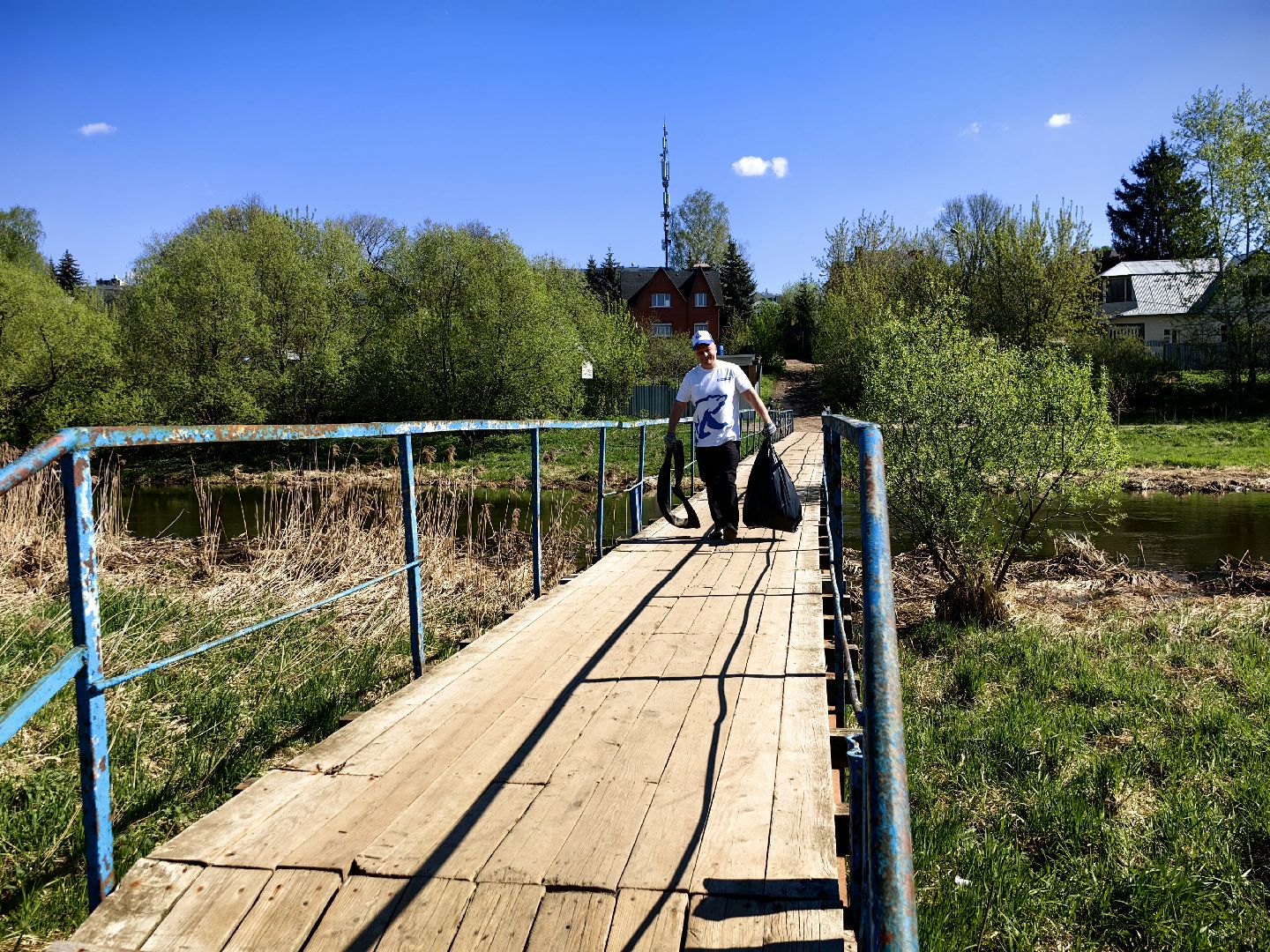 субботник, река Клязьма, уборка, пластик, отходы,