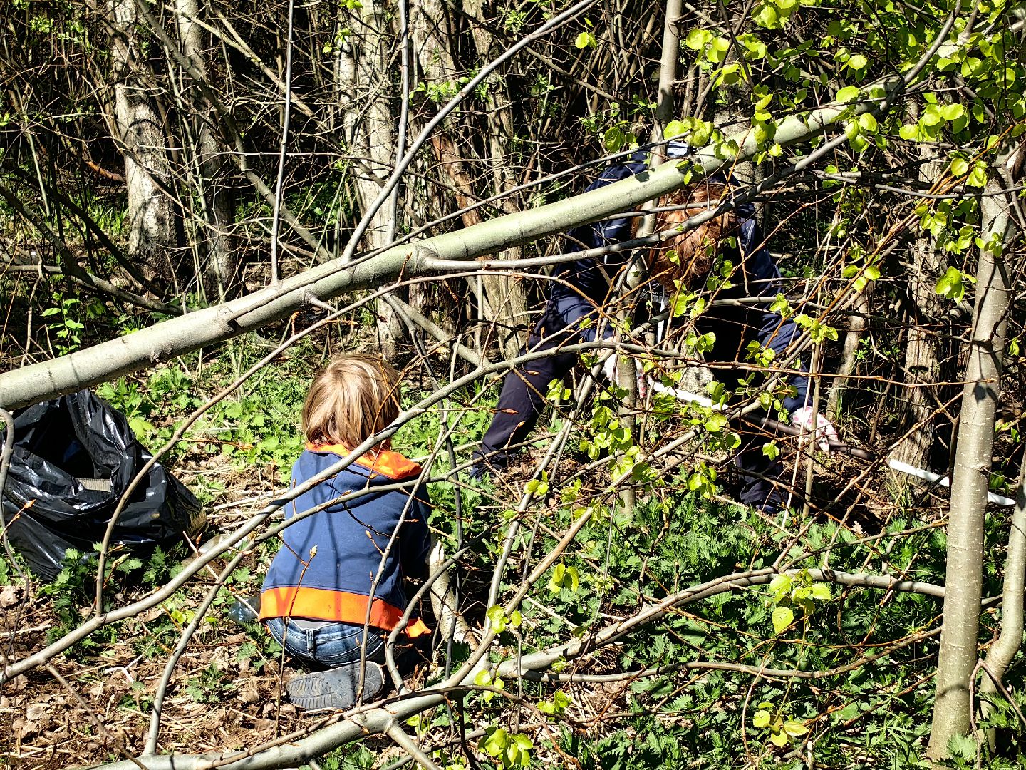 субботник, река Клязьма, уборка, пластик, отходы,