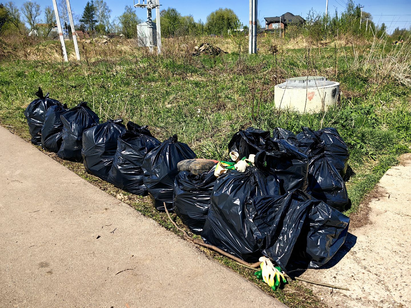 субботник, река Клязьма, уборка, пластик, отходы,