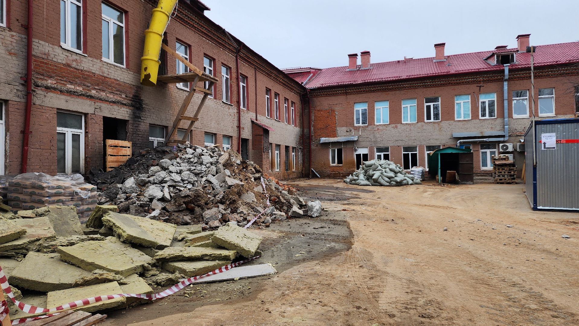 министерство здравоохранения, Подмосковье, Домодедово, Здравоохранение, ДЦГБ, домодедовская больница, Больница, Капремонт, Ремонт, Хирургический корпус, Медицина,