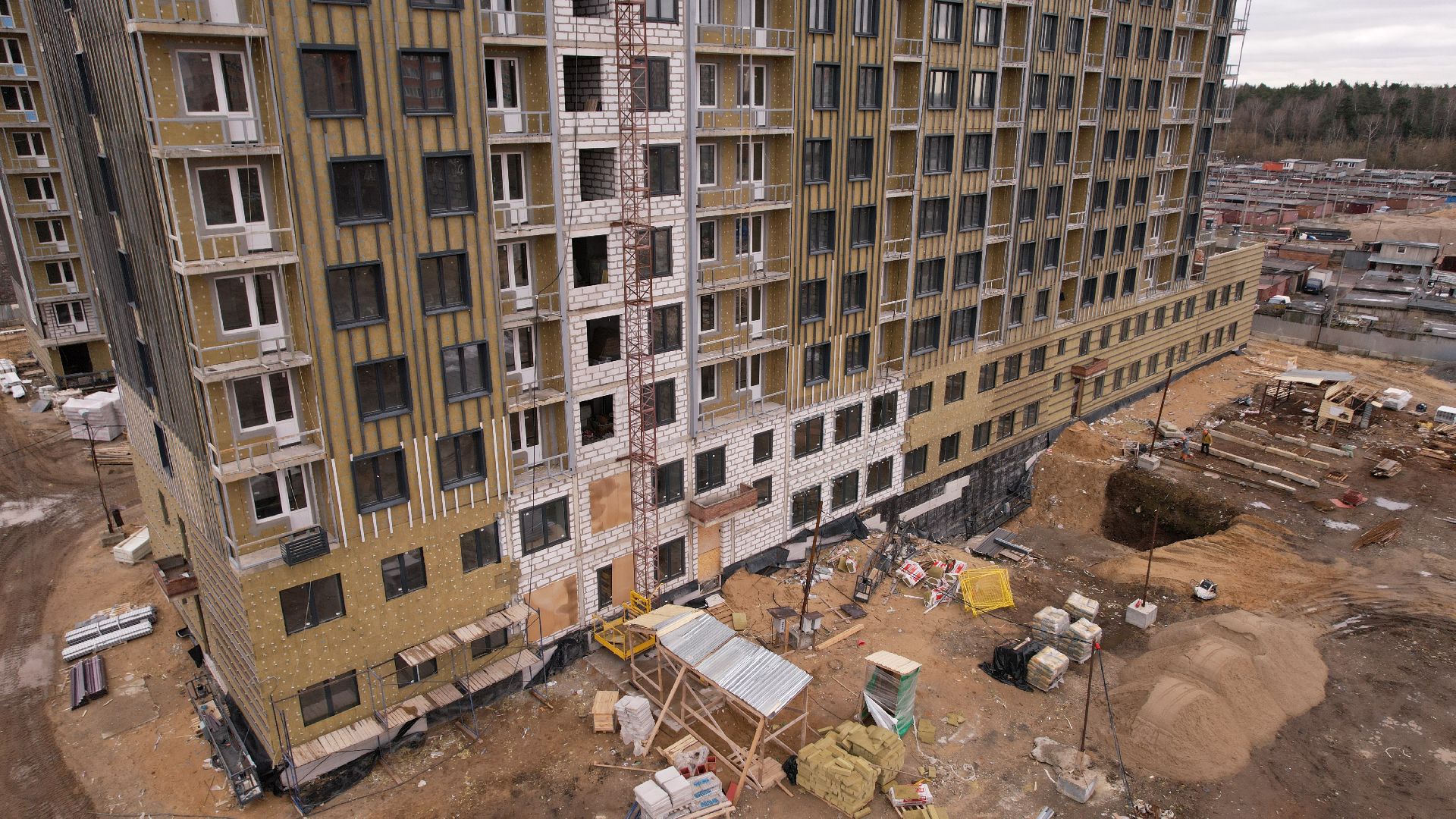 видео с коптера, ЖК, балашиха,