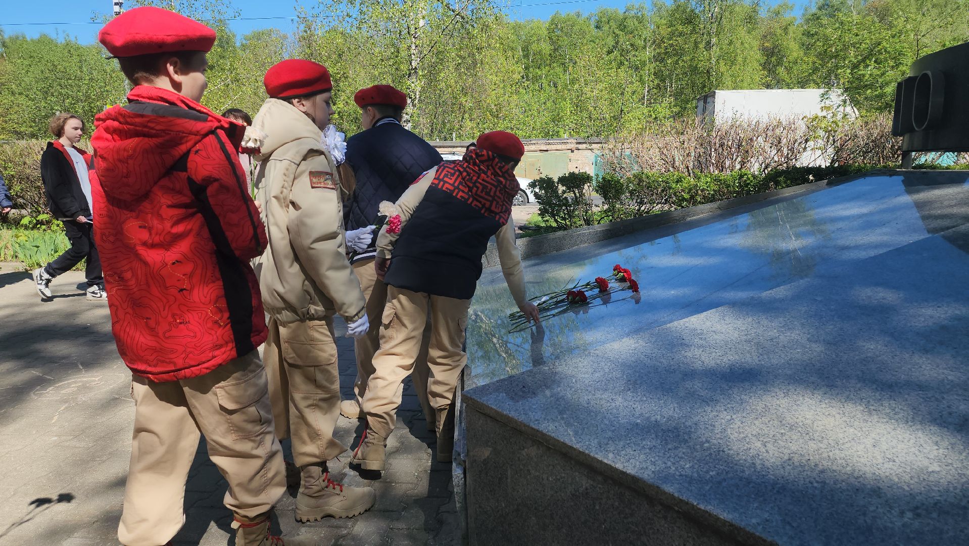 день победы, митинг памяти, возложение цветов, Мытищи, минута молчания,